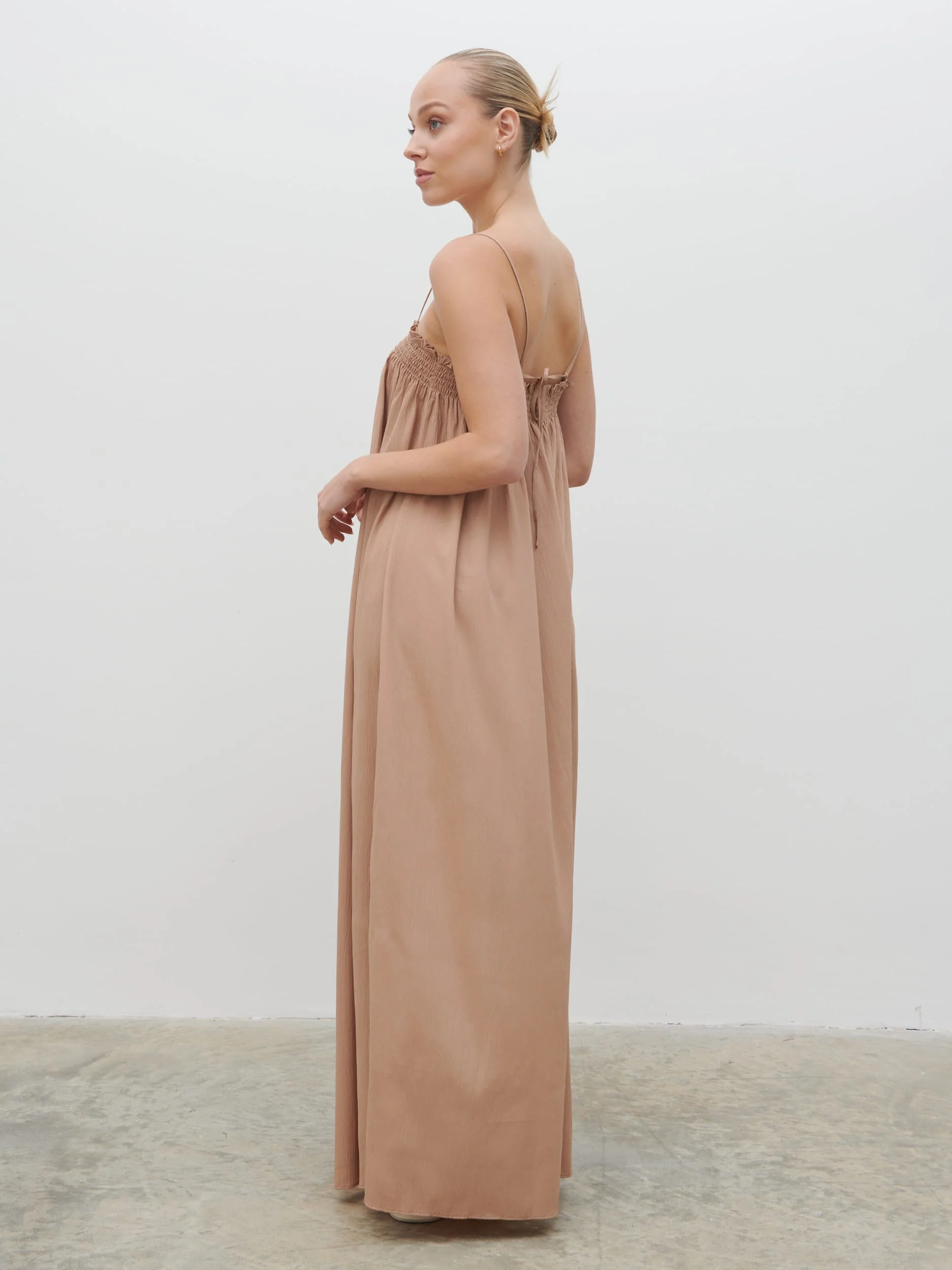 Ada Maxi Dress - Biscuit - Image 3