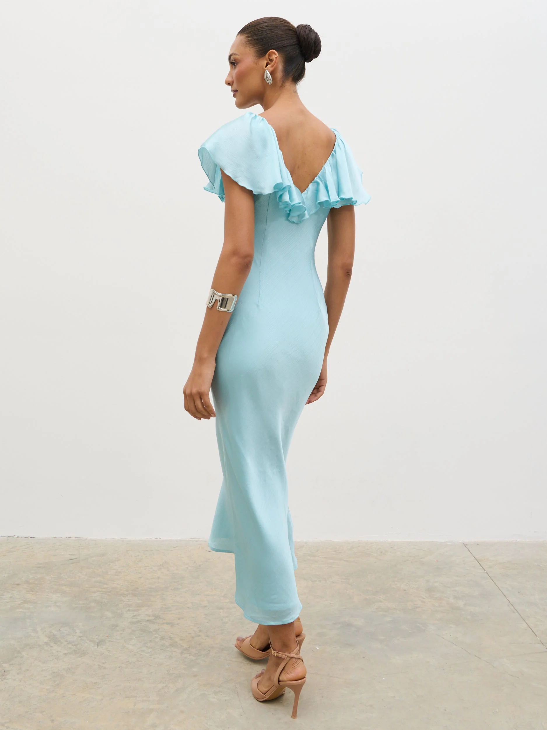 Adina Midaxi Dress - Seaspray Blue - Image 4