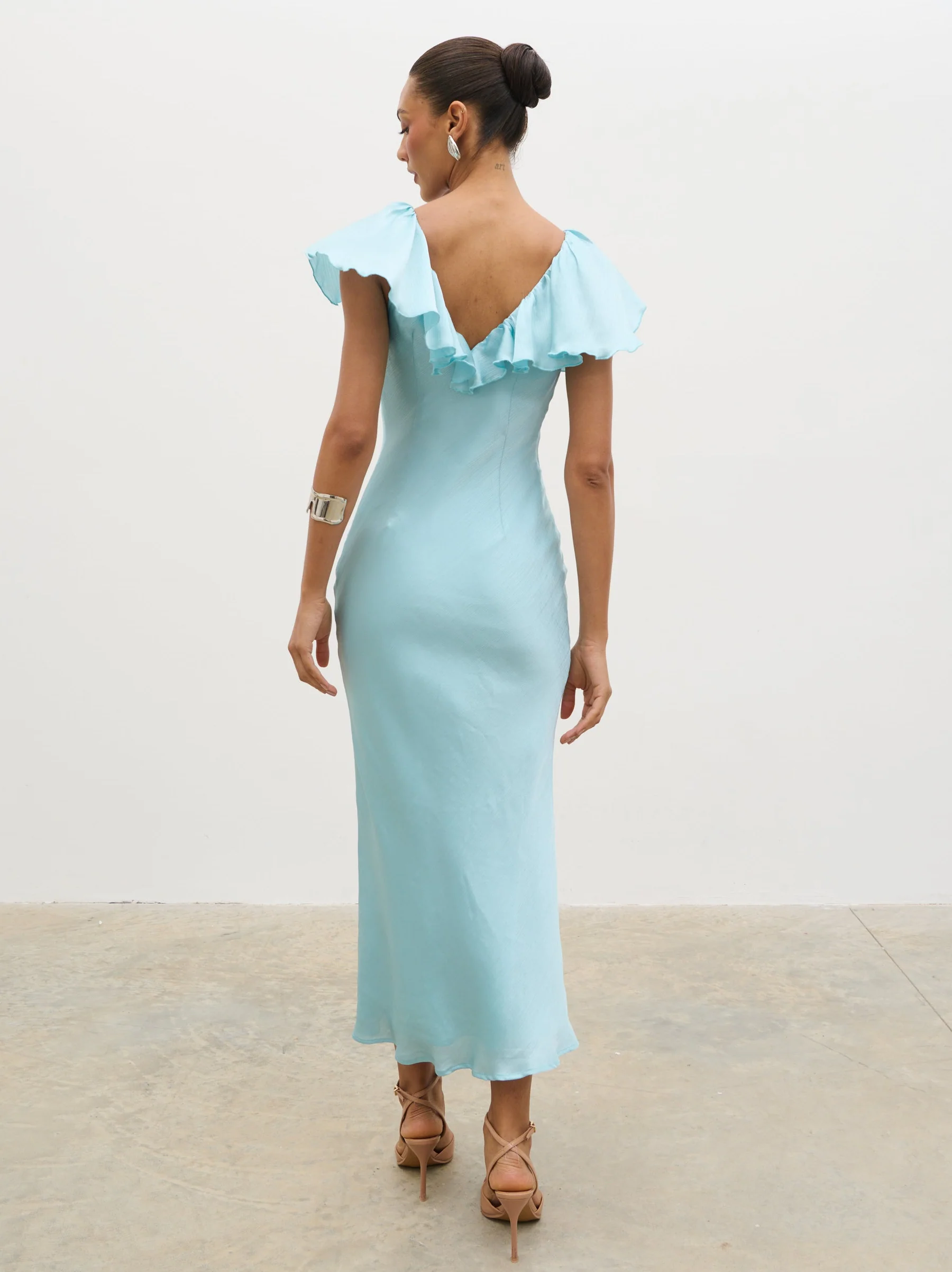 Adina Midaxi Dress - Seaspray Blue - Image 7