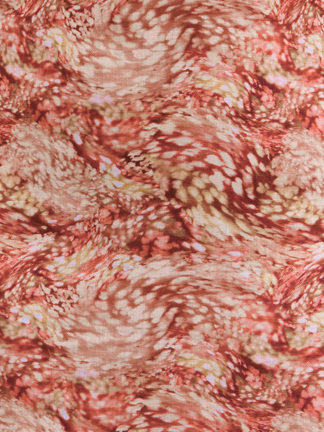 Alani V Neck Ruffle Maxi Dress - Berry Multi Abstract - Image 7