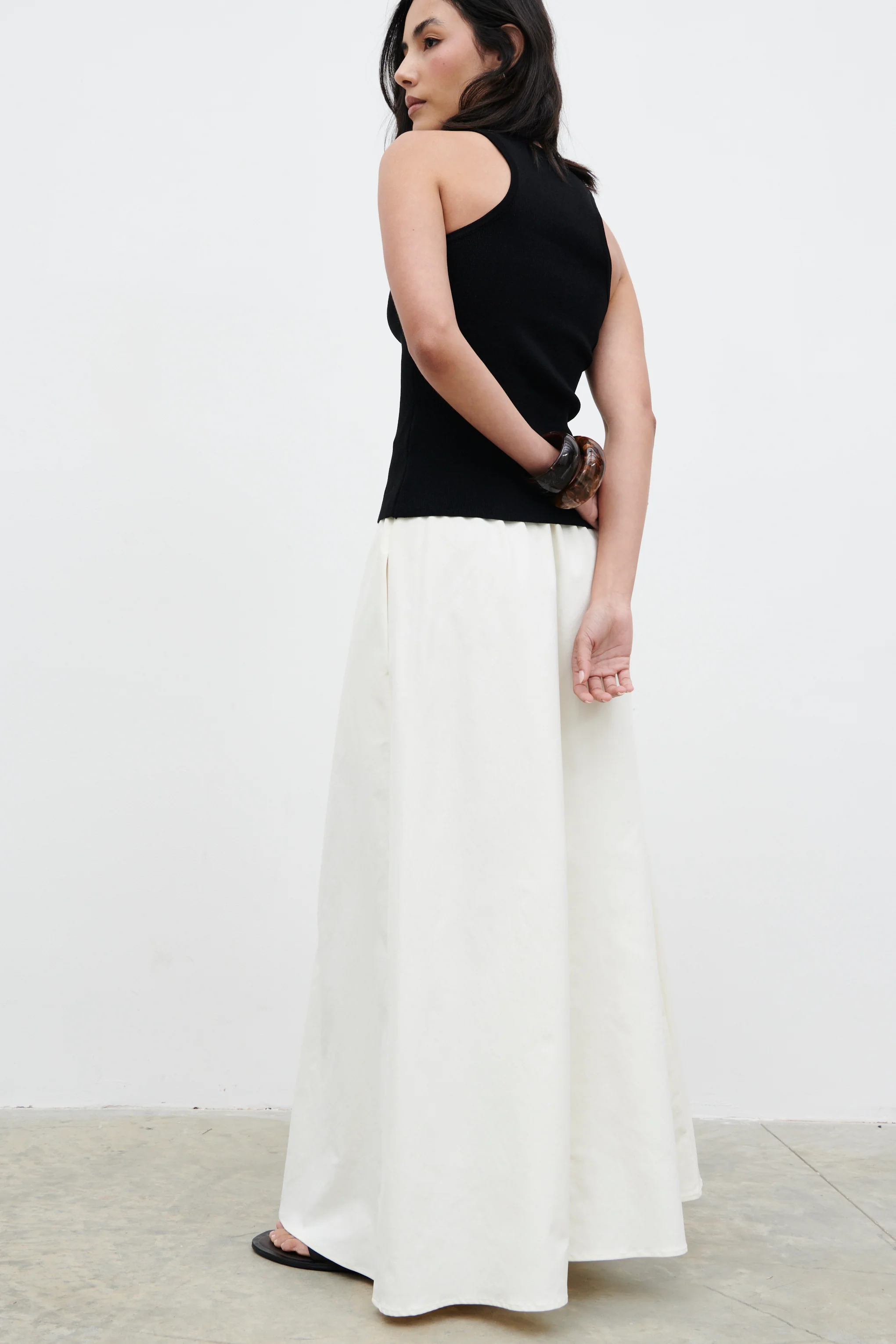 Ali Scoop Neck Knit Top - Black - Image 5