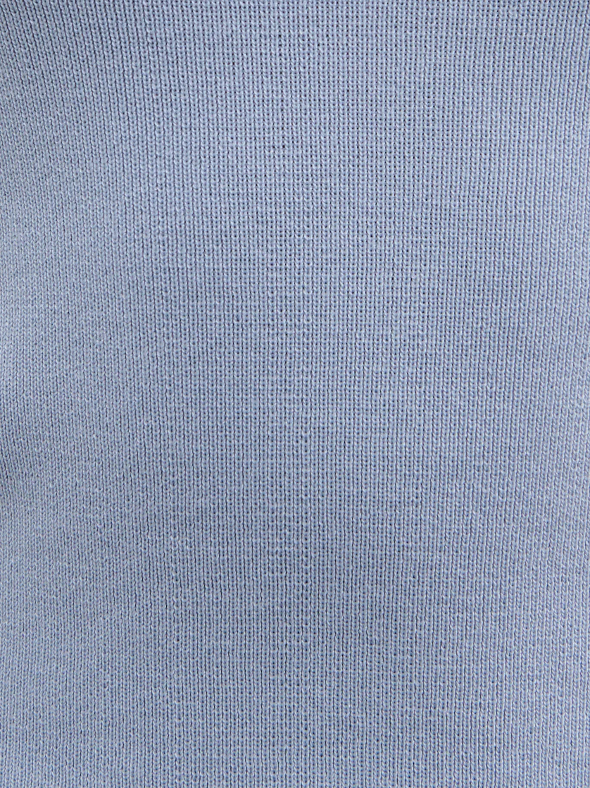 Ali Scoop Neck Knit Top - Blue - Image 6