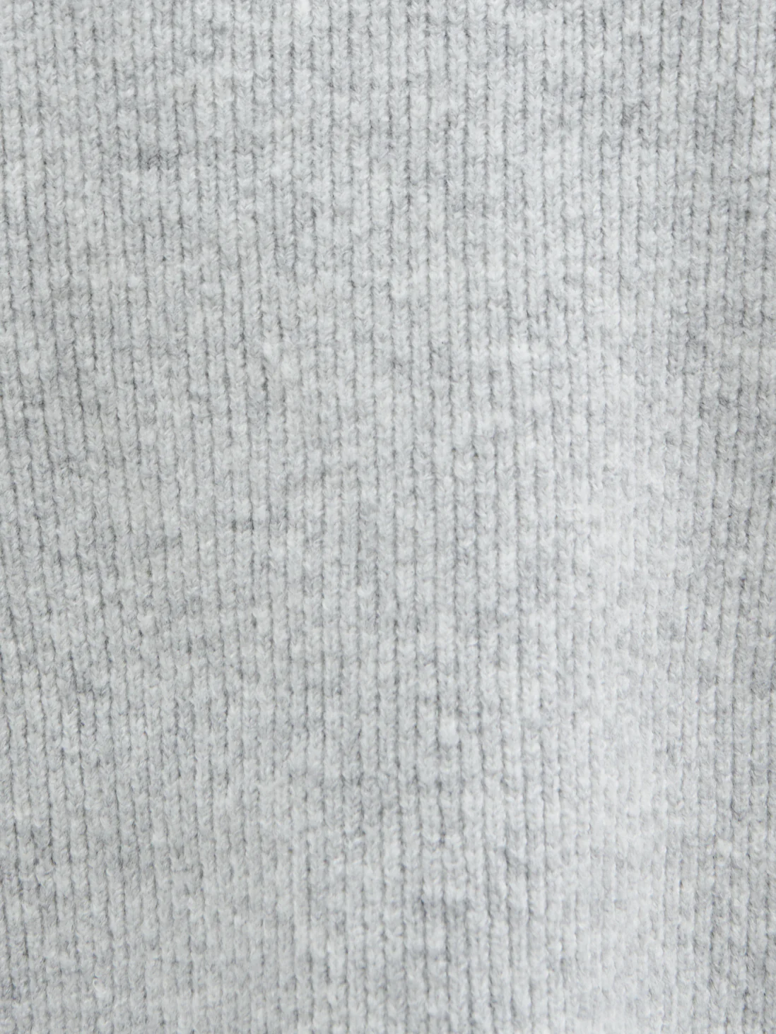Amari Fluffy Knit Top - Grey Marl - Image 8
