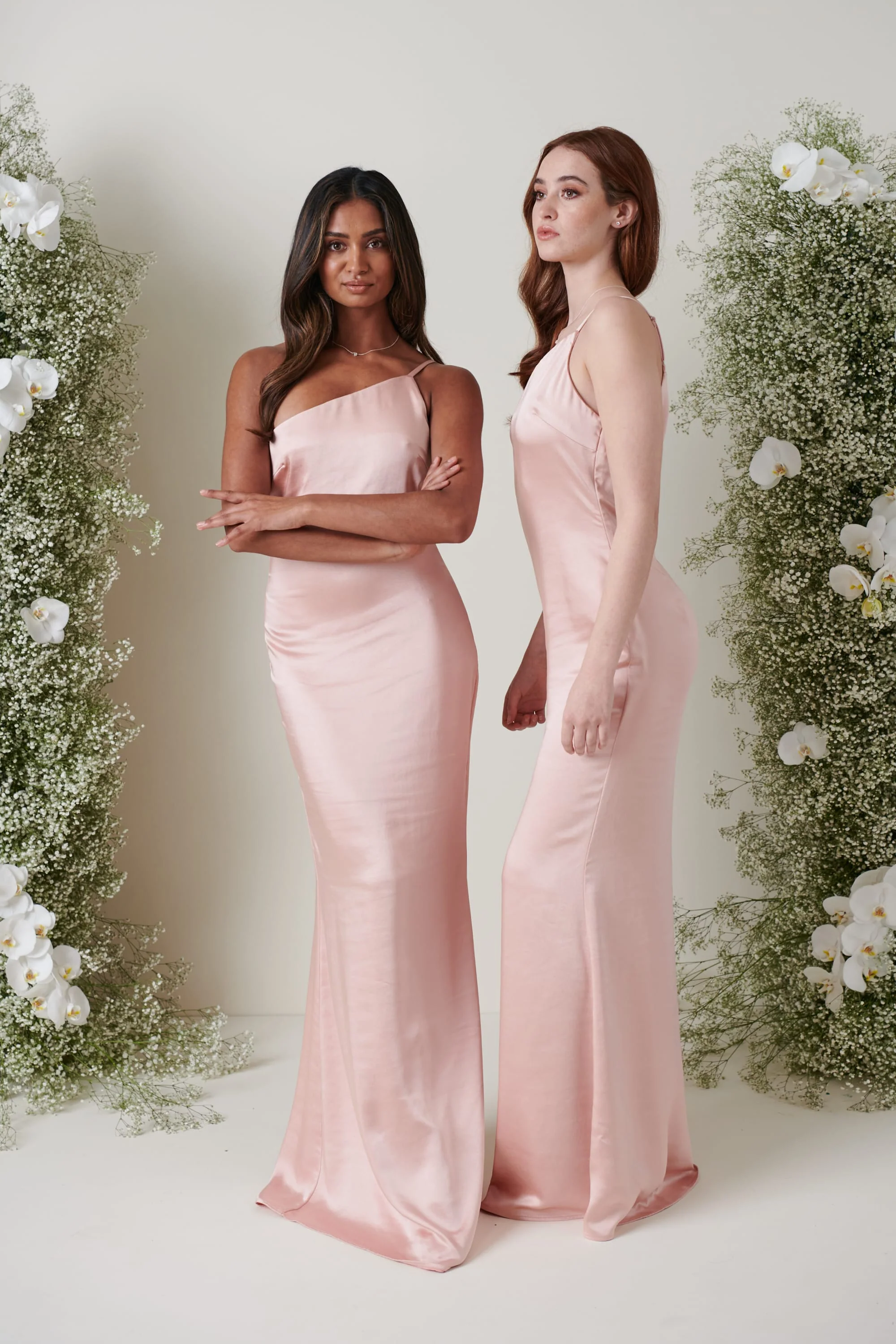 Amelia Maxi Bridesmaid Dress - Matte True Blush - Image 3