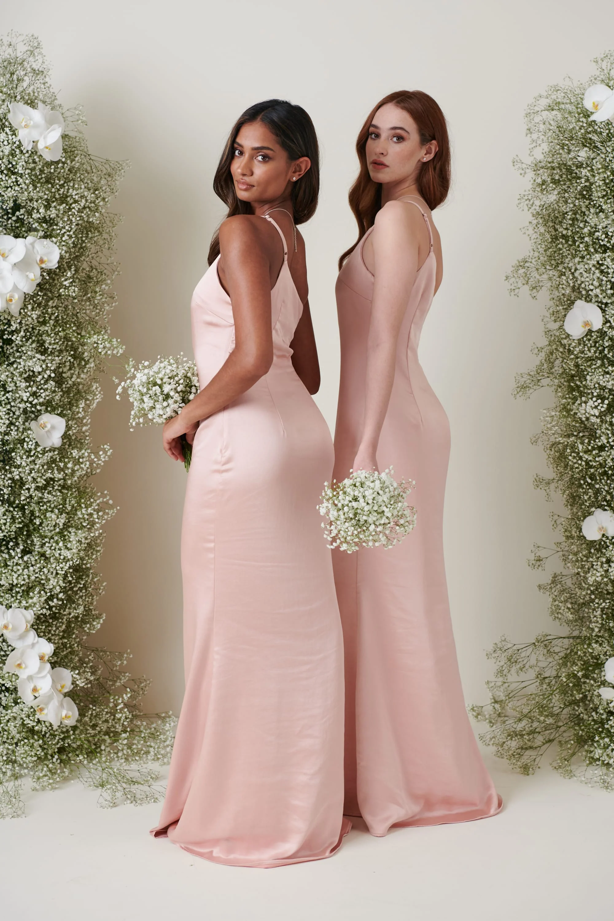 Amelia Maxi Bridesmaid Dress - Matte True Blush - Image 4