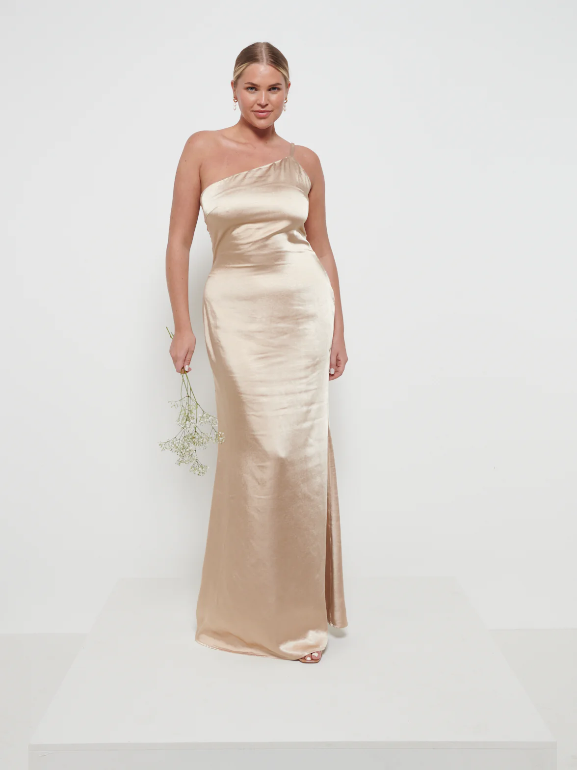 Amelia Maxi Bridesmaid Dress - Matte Bronze - Image 4