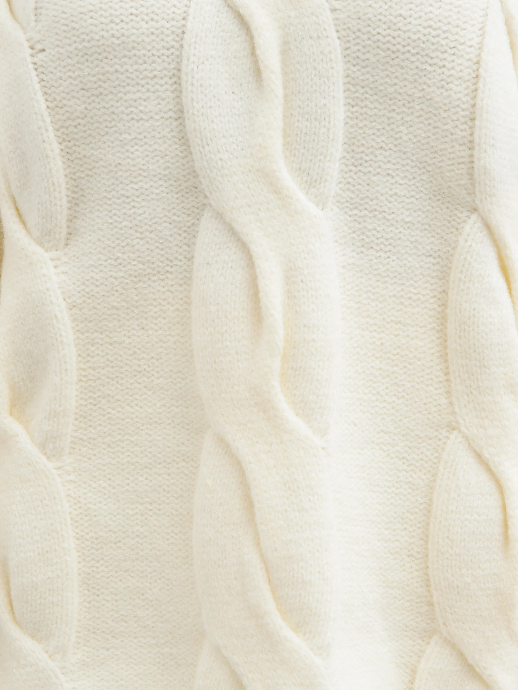 Atlantic Chunky Cable Knit Jumper - Cream - Image 4