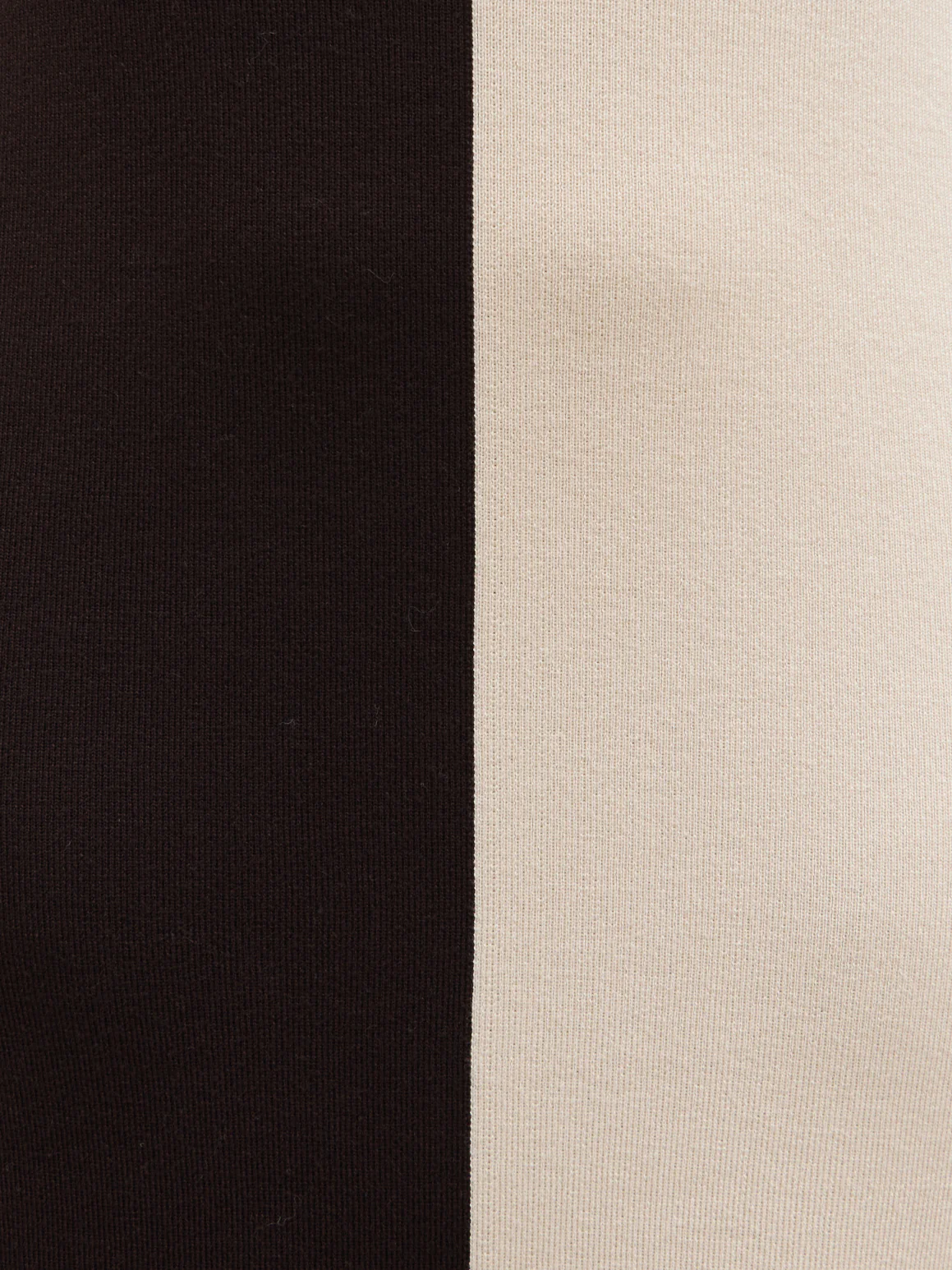 Berkley Contrast Knit Maxi Dress Curve - Beige and Chocolate Brown - Image 6