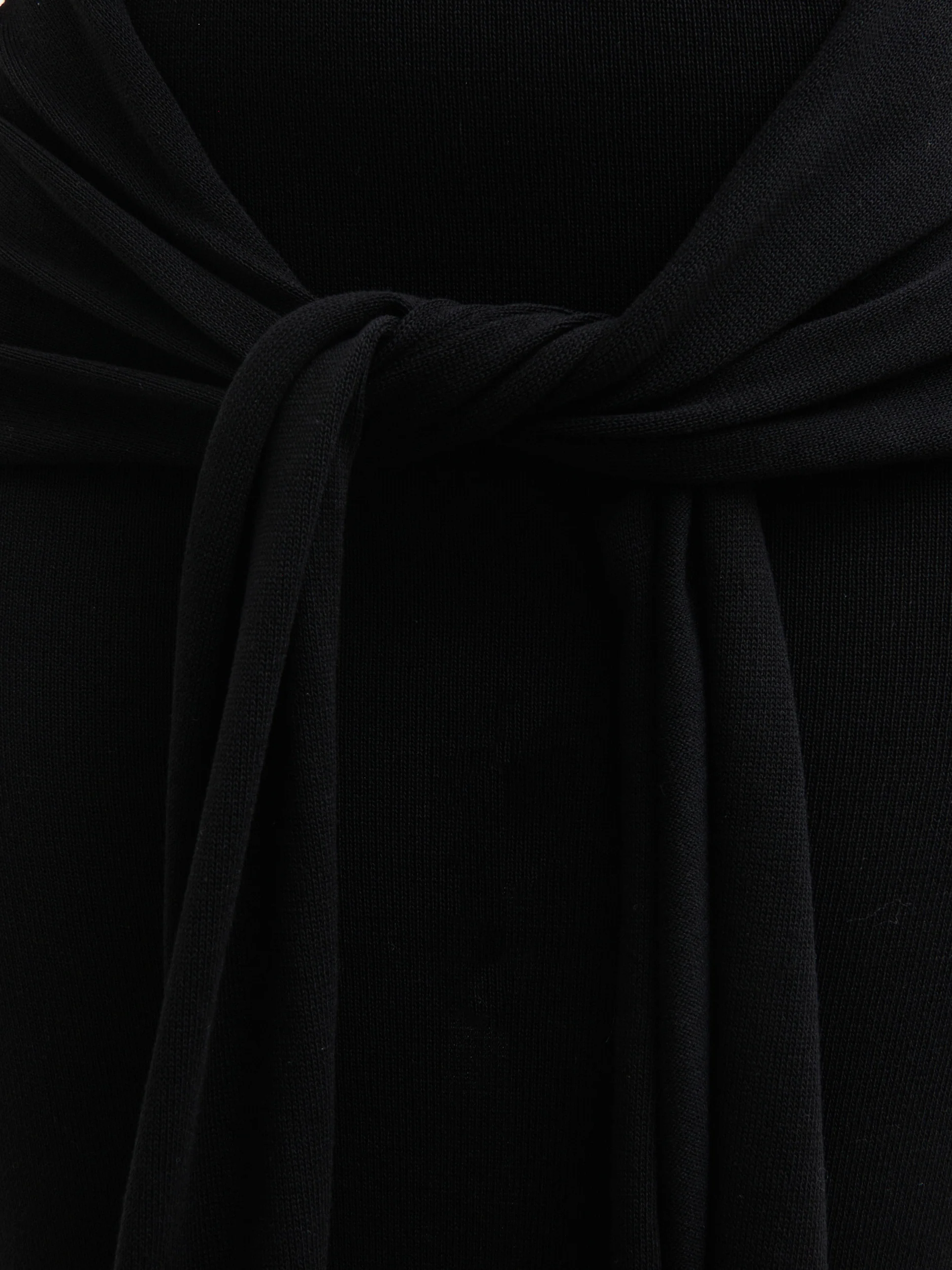 Bernelle Halterneck Tie Waist Knit Midaxi Dress - Black - Image 8