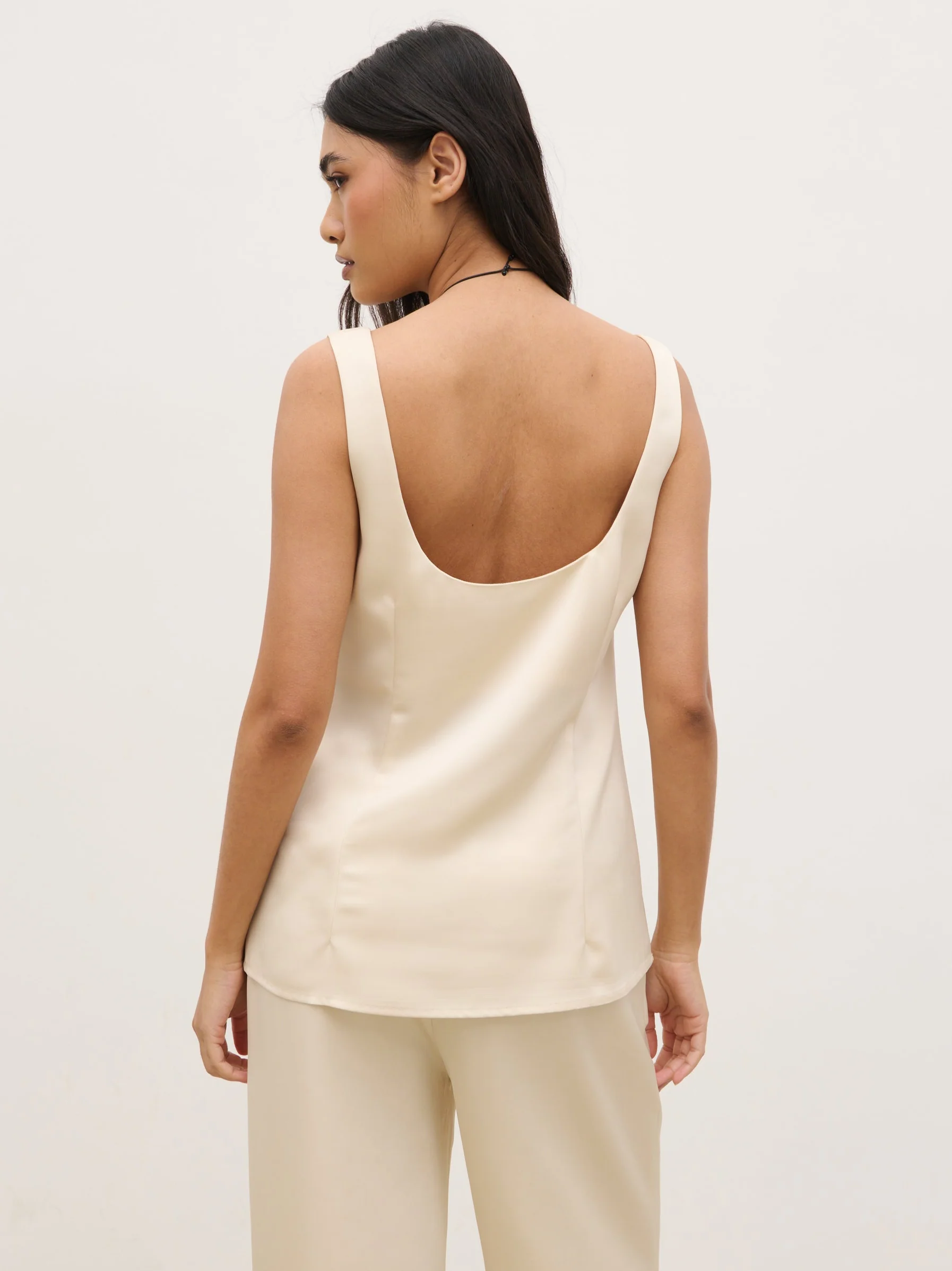 Breya Cami Top - Oyster - Image 5