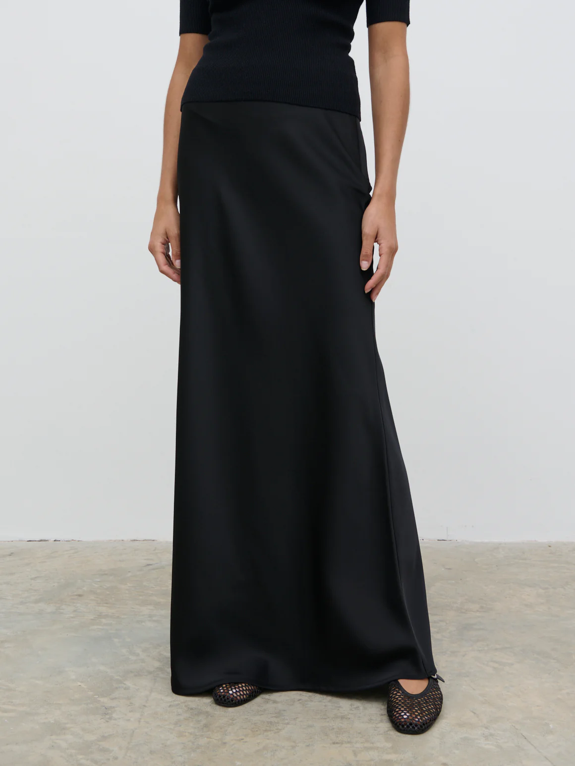 Breya Maxi Skirt - Black - Image 3