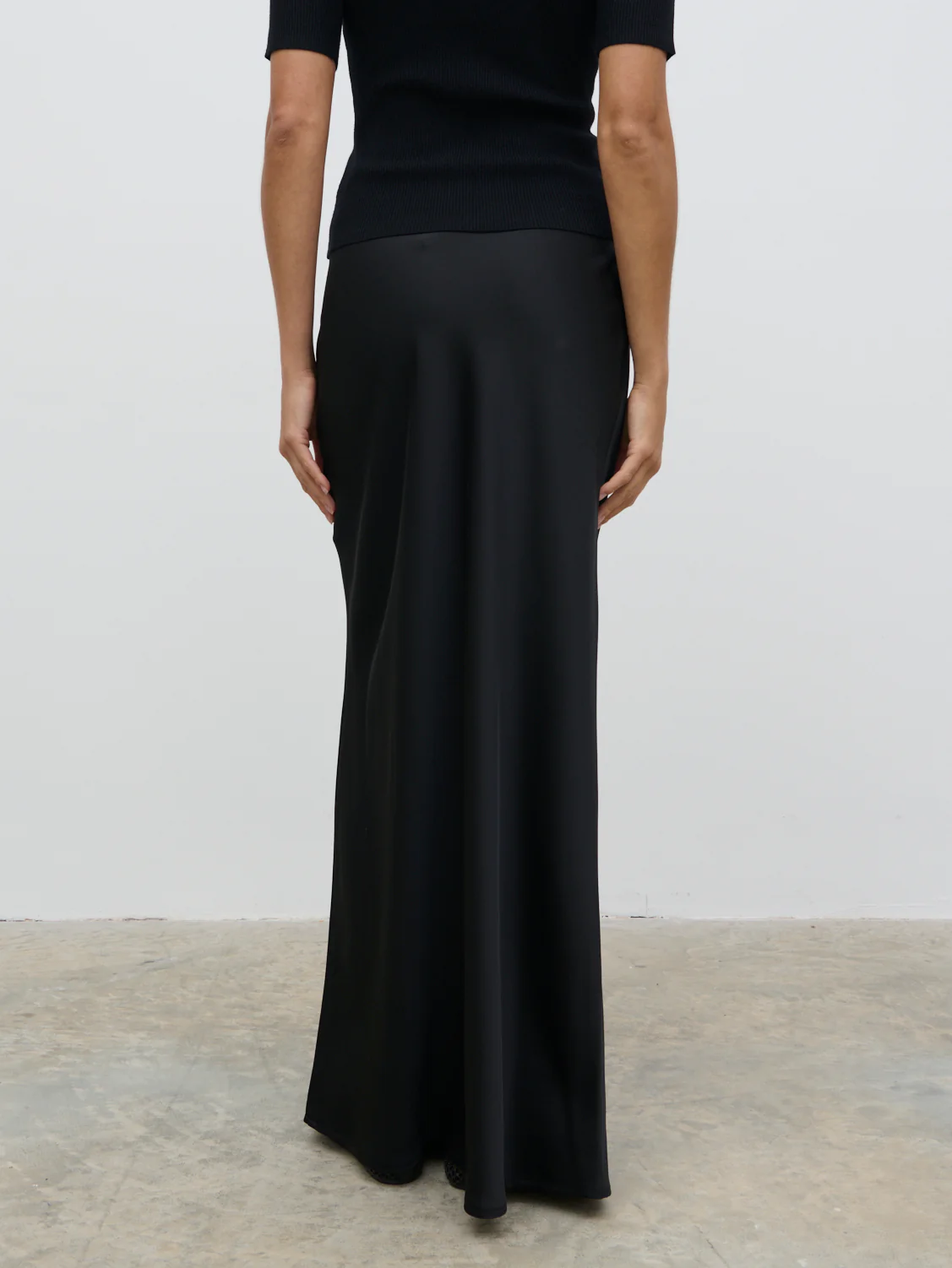Breya Maxi Skirt - Black - Image 4