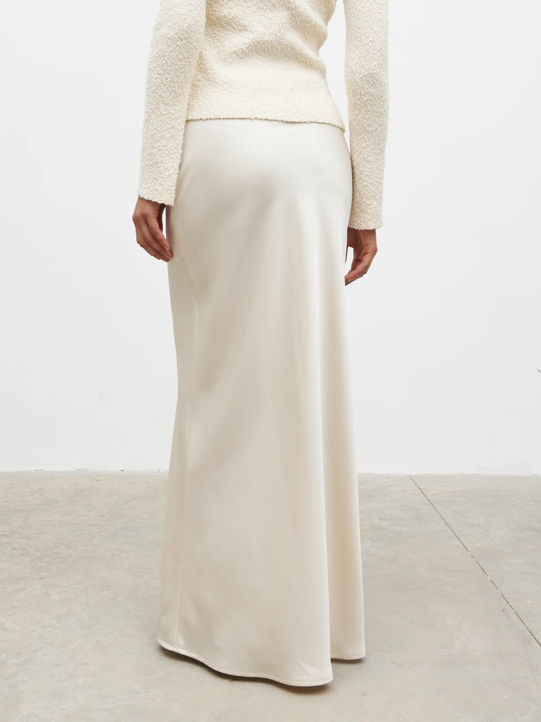 Breya Maxi Skirt - Oyster - Image 5