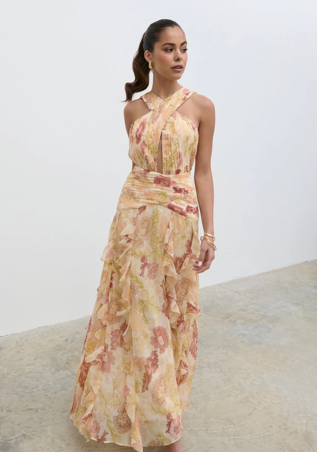 Brielle Maxi Dress - Terracotta Petal - Image 4