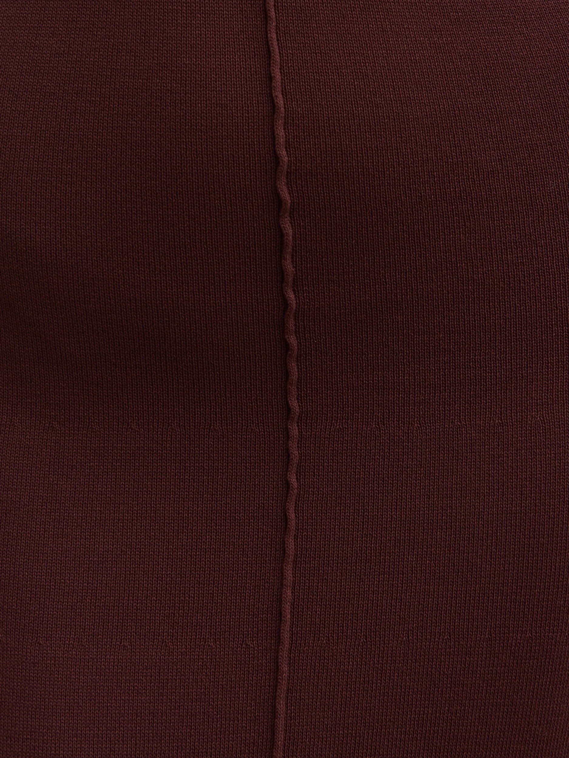 Connie Beaded V Neck Knit Maxi Dress - Brown - Image 6