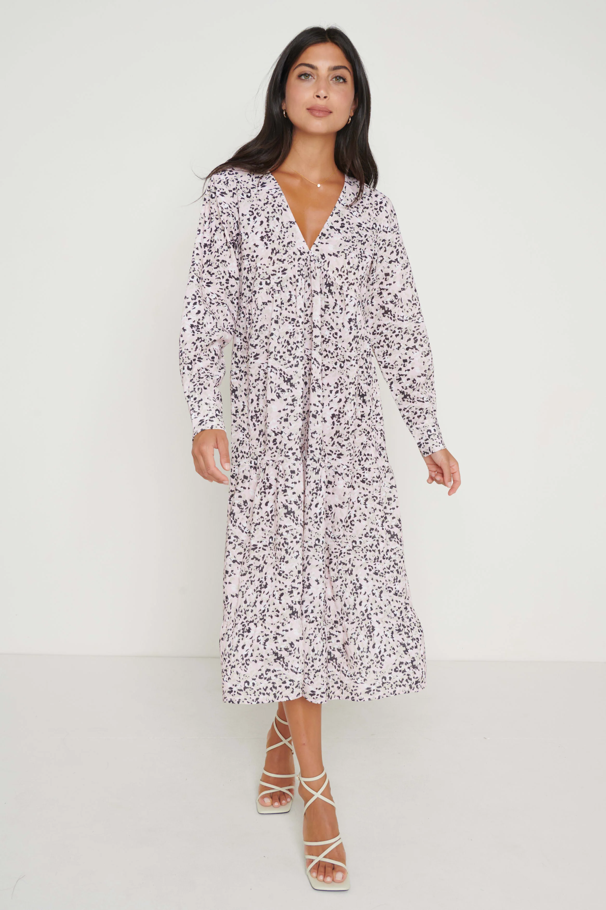 Dotty Day Dress - Pink Leopard - Image 5