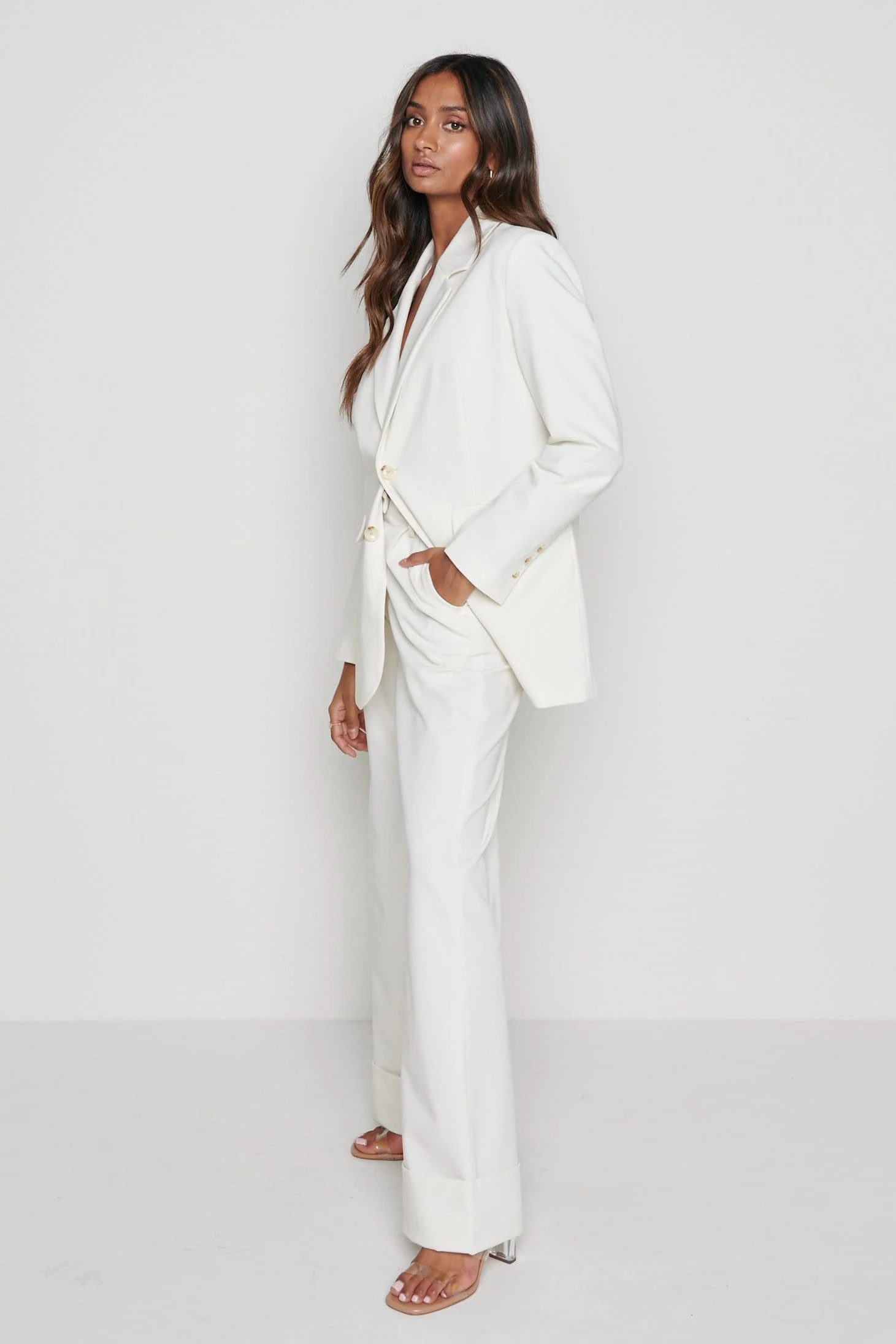 Dylan Dad Blazer - Cream - Image 2
