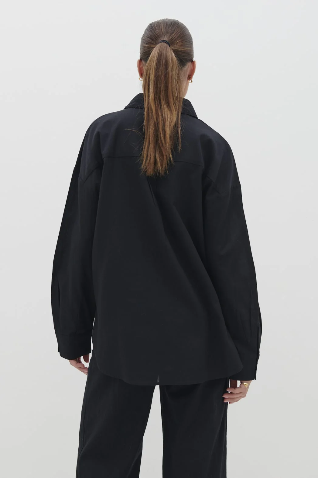Emery Boxy Shirt - Black - Image 2