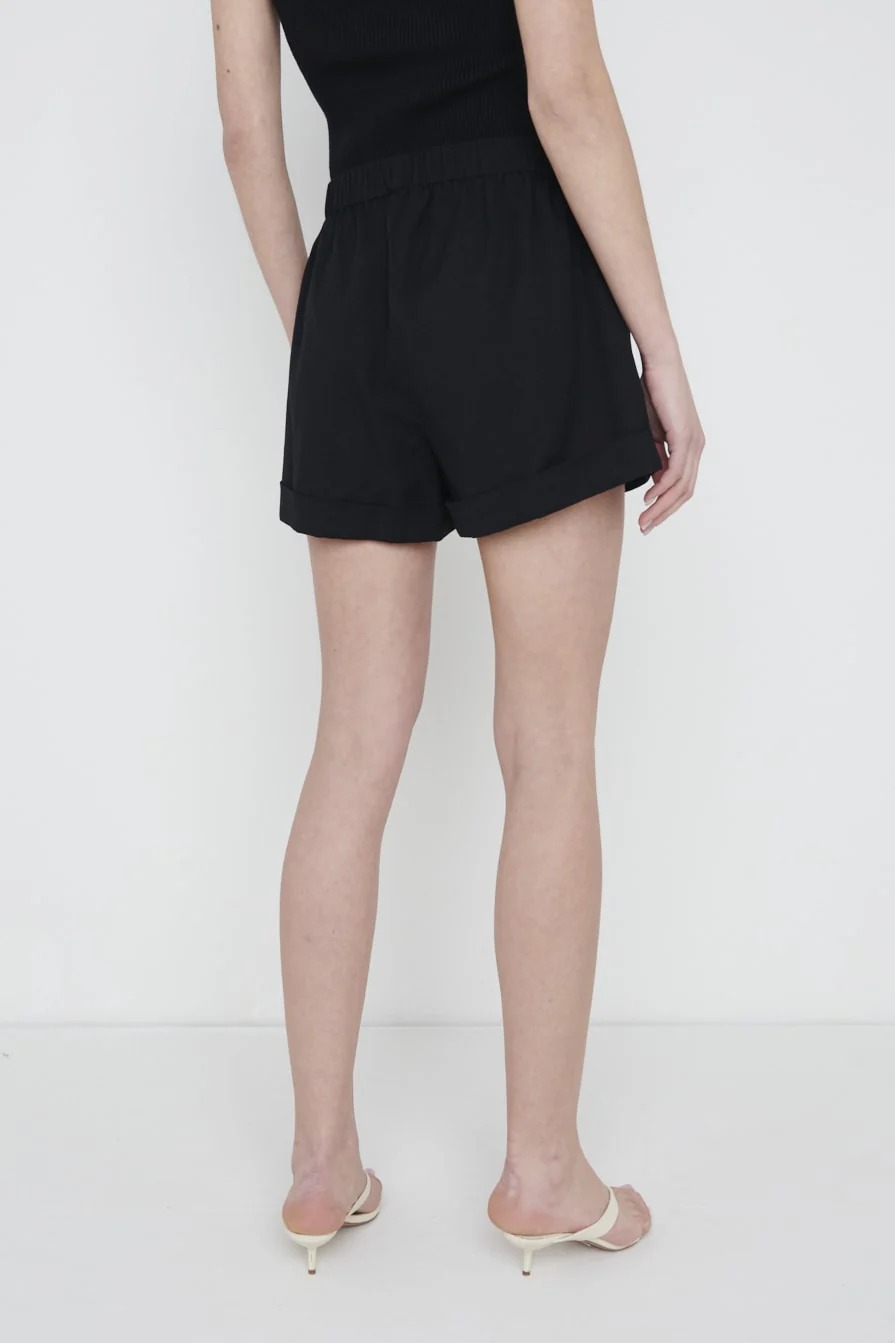 Emery Boxy Shorts - Black - Image 7