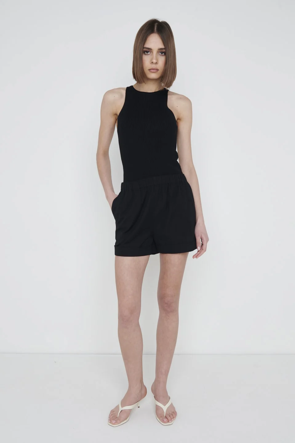 Emery Boxy Shorts - Black - Image 8
