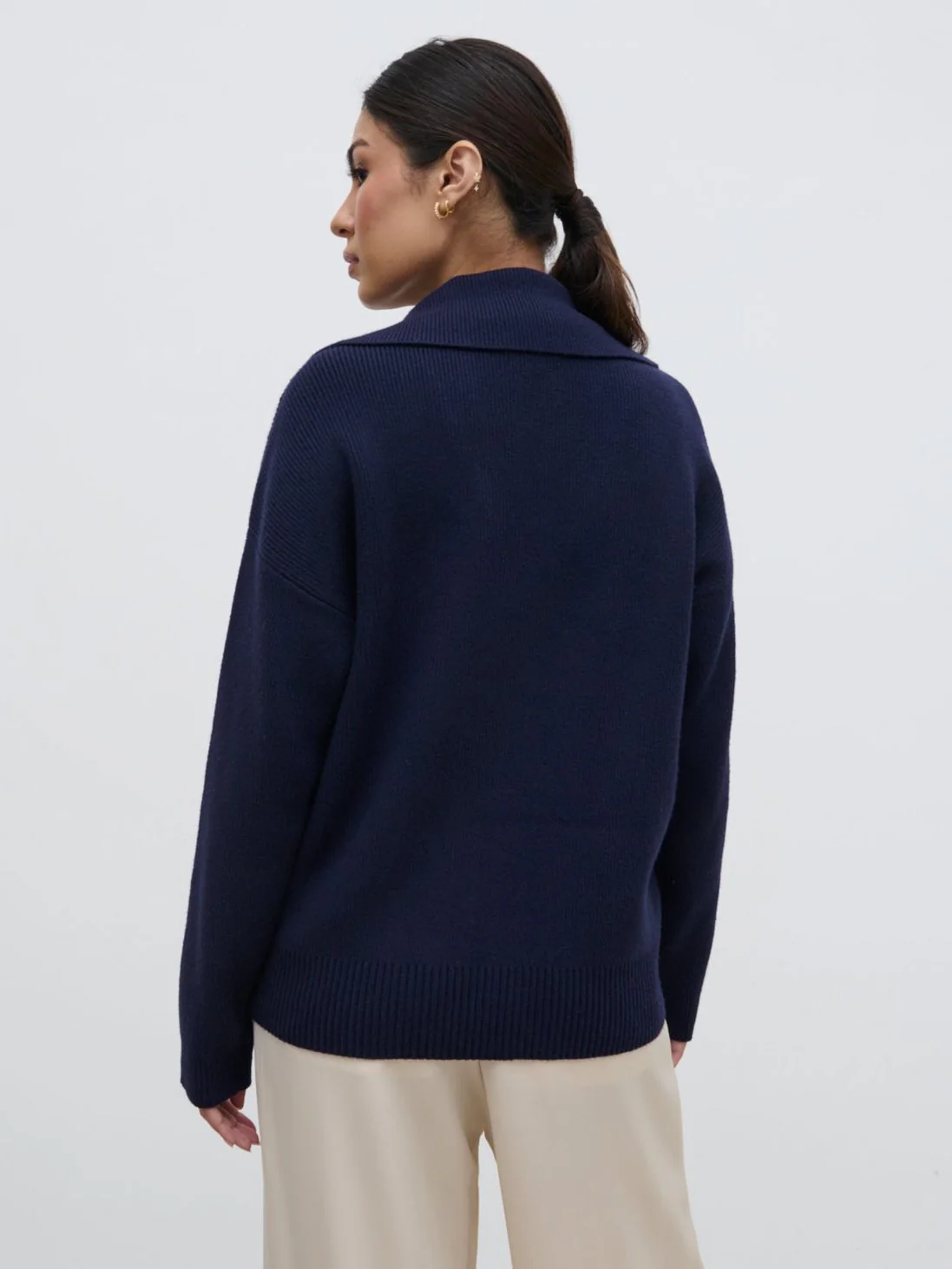 Fallon Knit Cardigan - Navy - Image 5