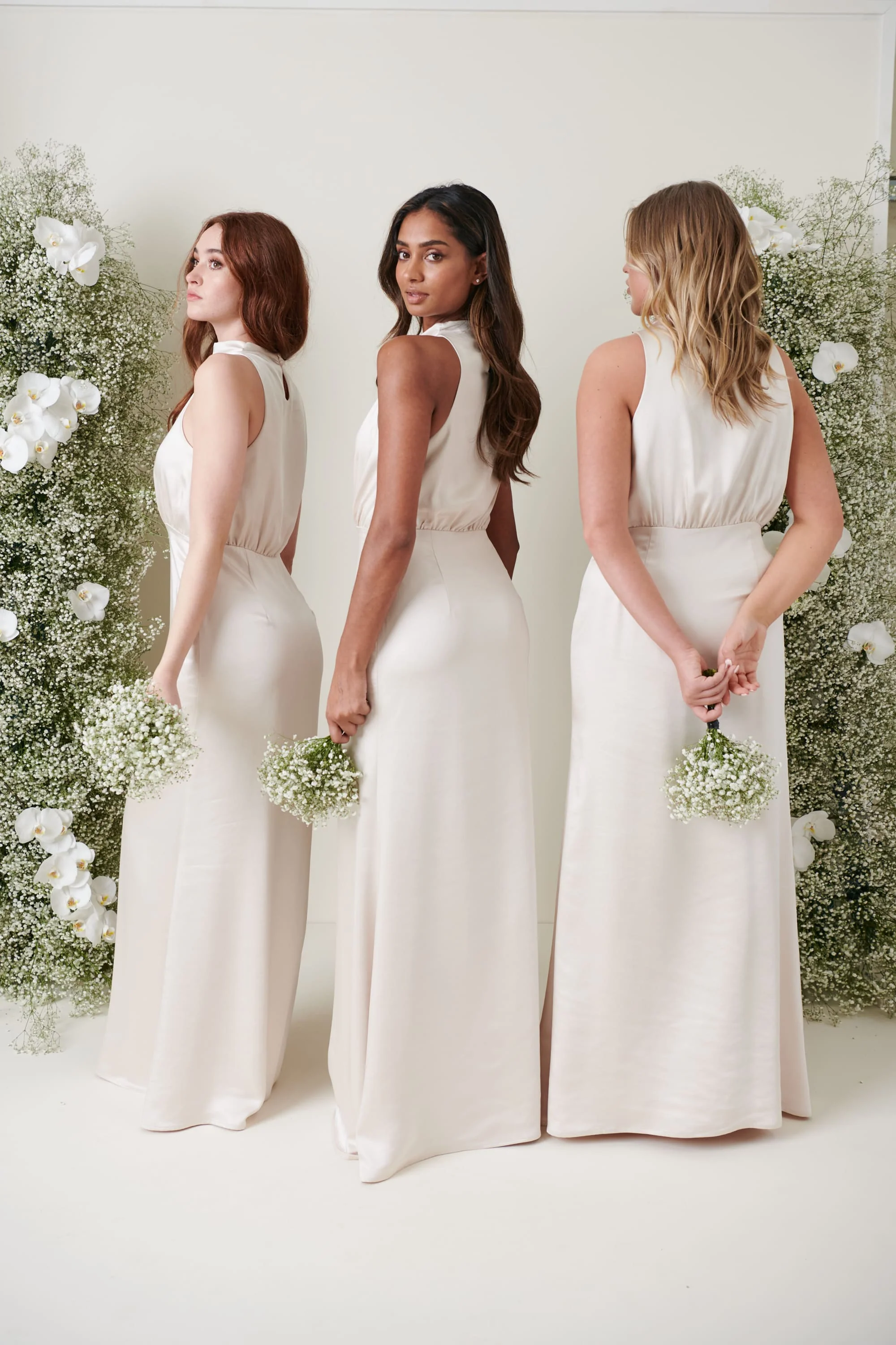 Farrah Maxi Bridesmaid Dress - Matte Champagne - Image 2
