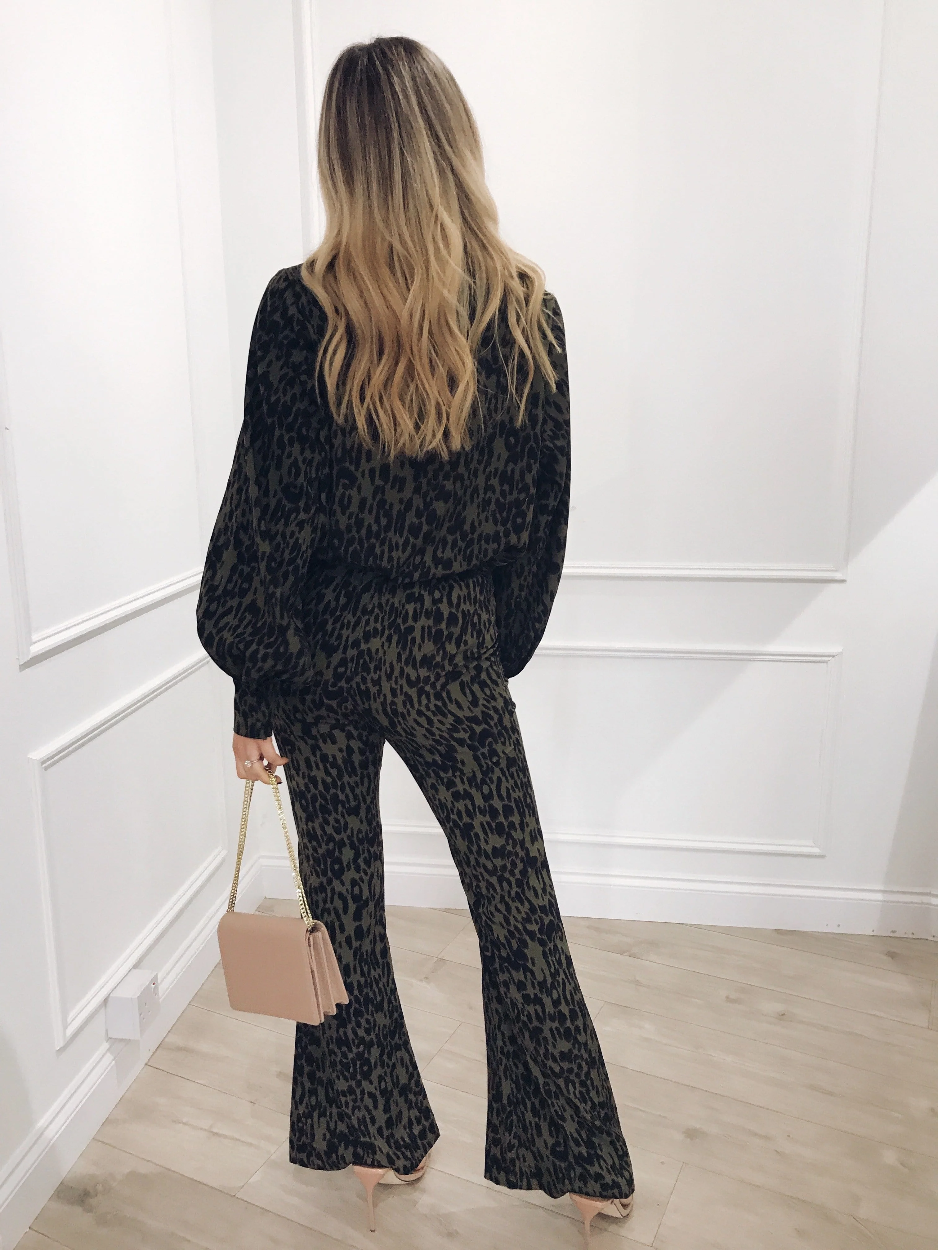 Flo Trousers - Khaki Leopard - Image 5