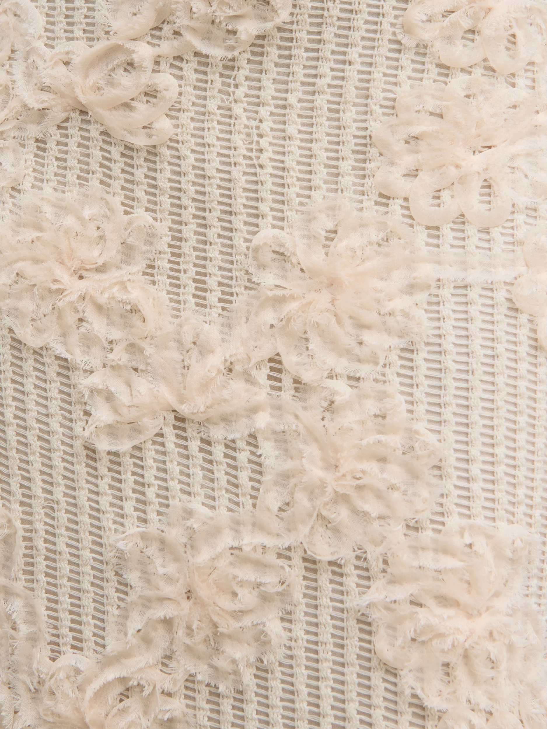 Gigou Crochet Floral Maxi Dress - Cream - Image 8