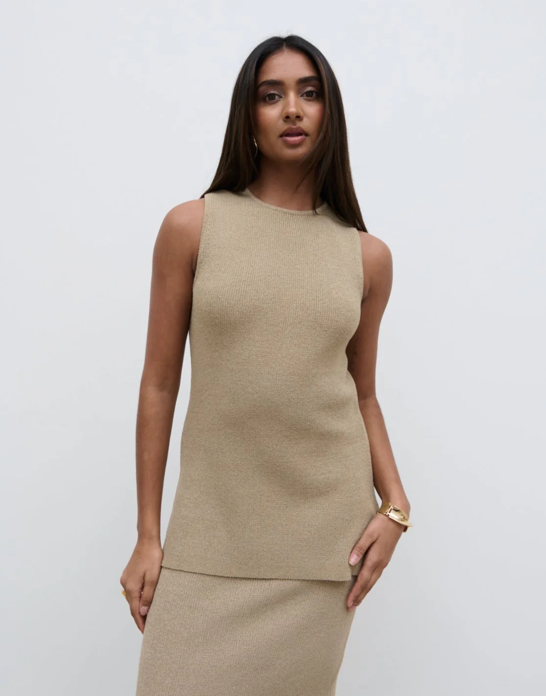 Goldie Knit Top - Oatmeal - Image 4