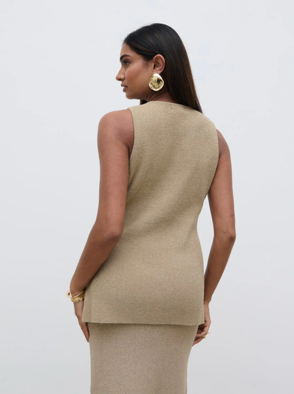 Goldie Knit Top - Oatmeal - Image 5