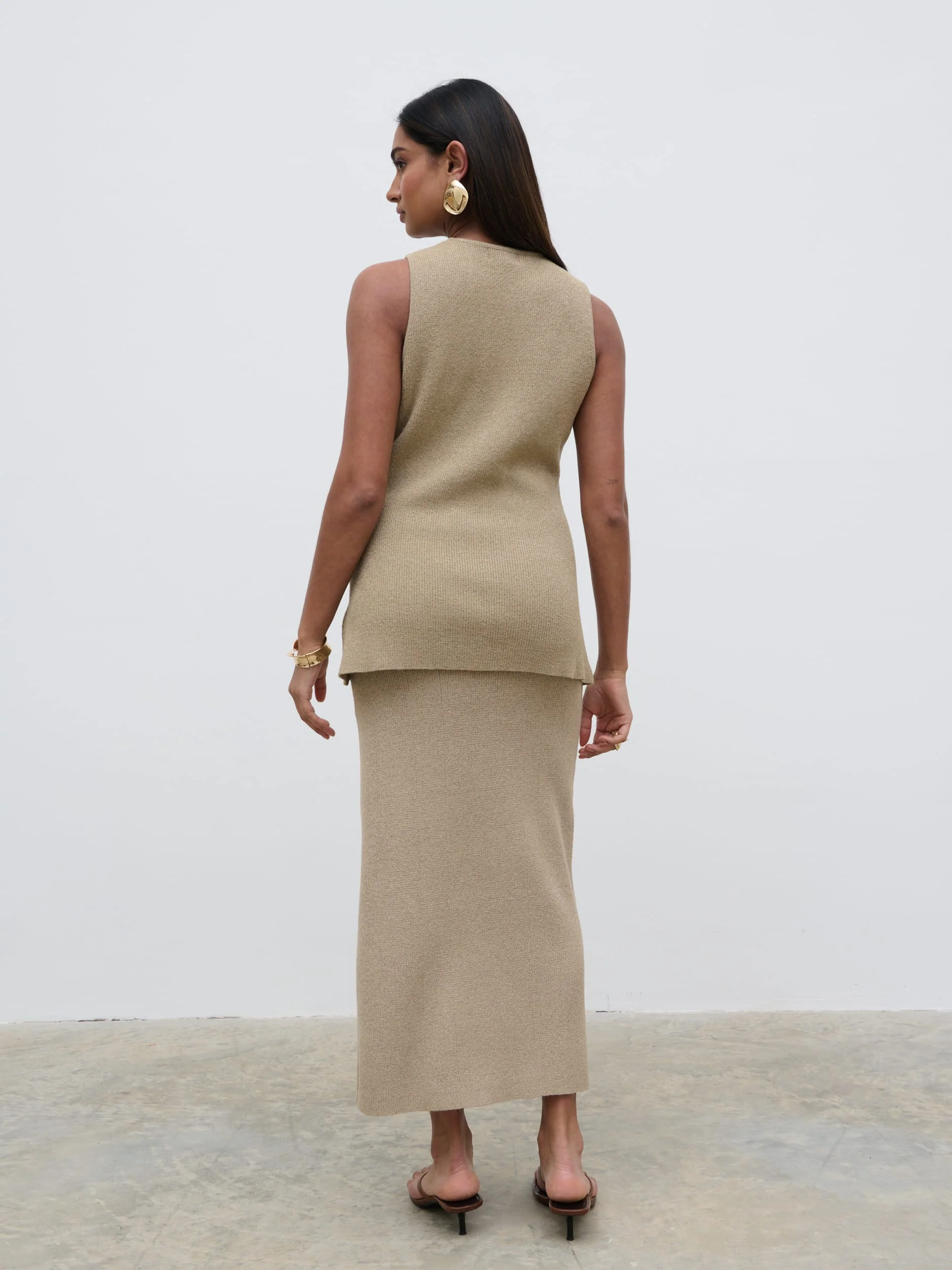 Goldie Knit Top - Oatmeal - Image 6
