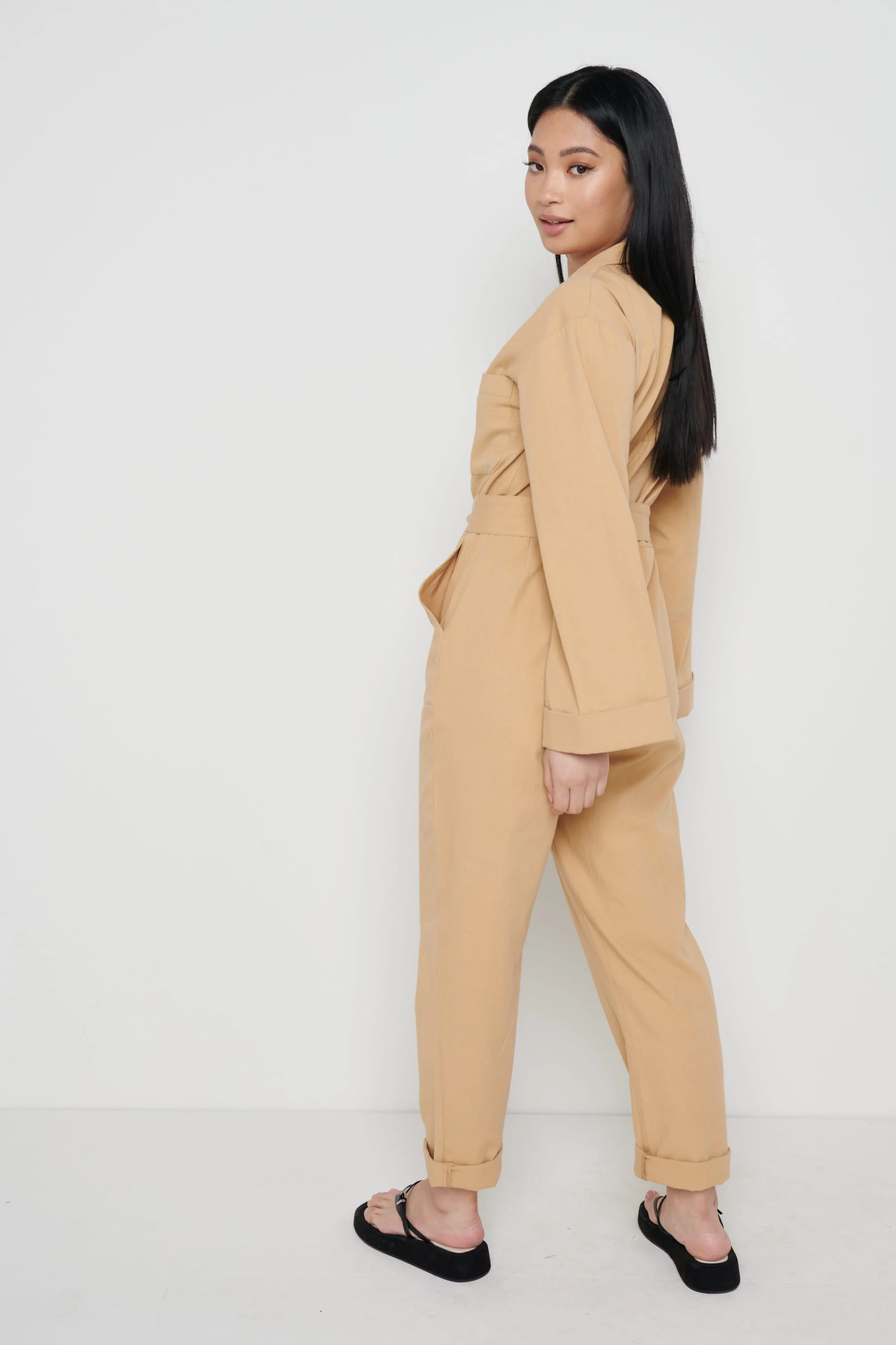 Hudson Jumpsuit- Camel - Image 4
