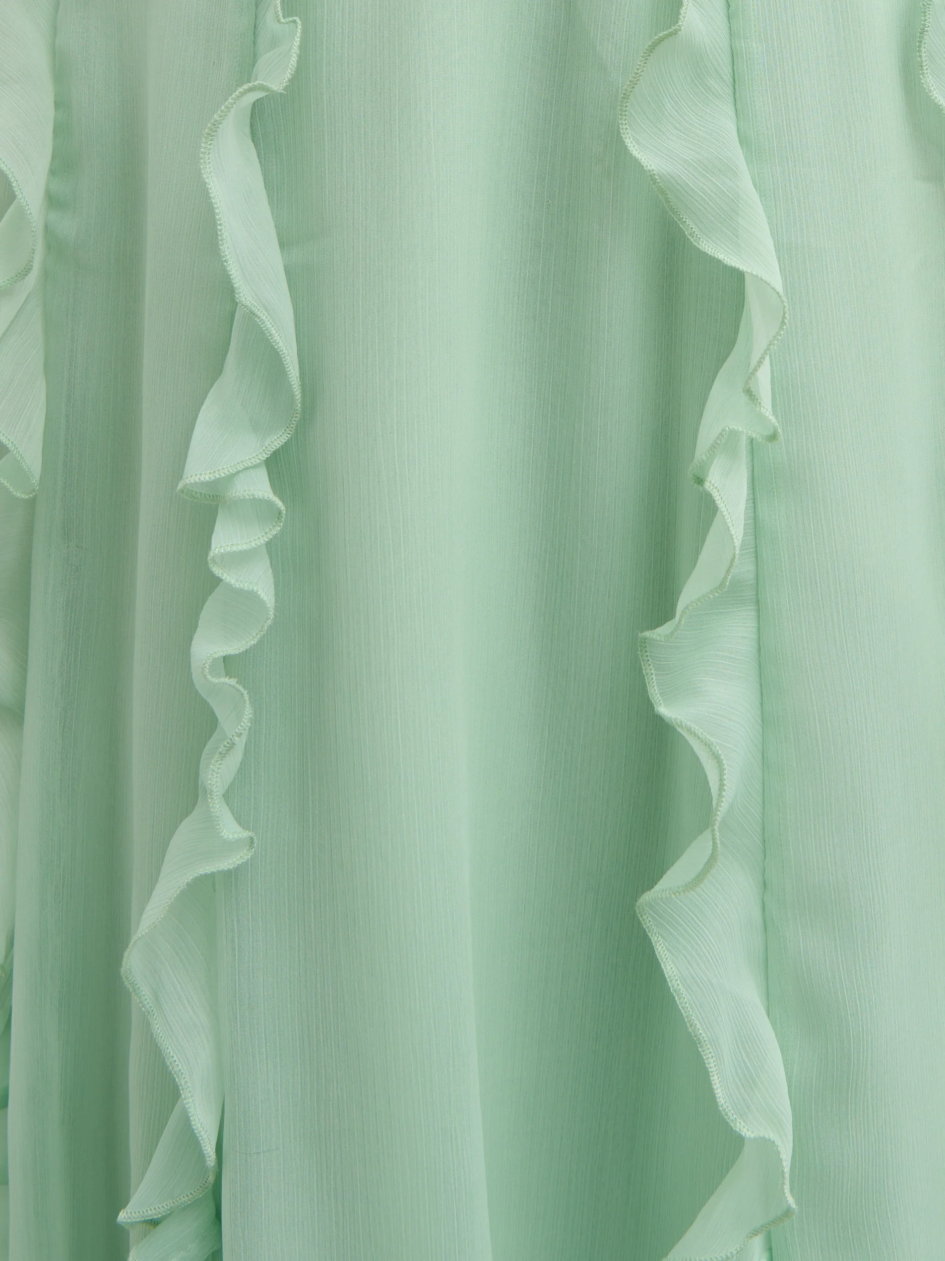 Ingrid Ruffle Maxi Dress - Sage - Image 5