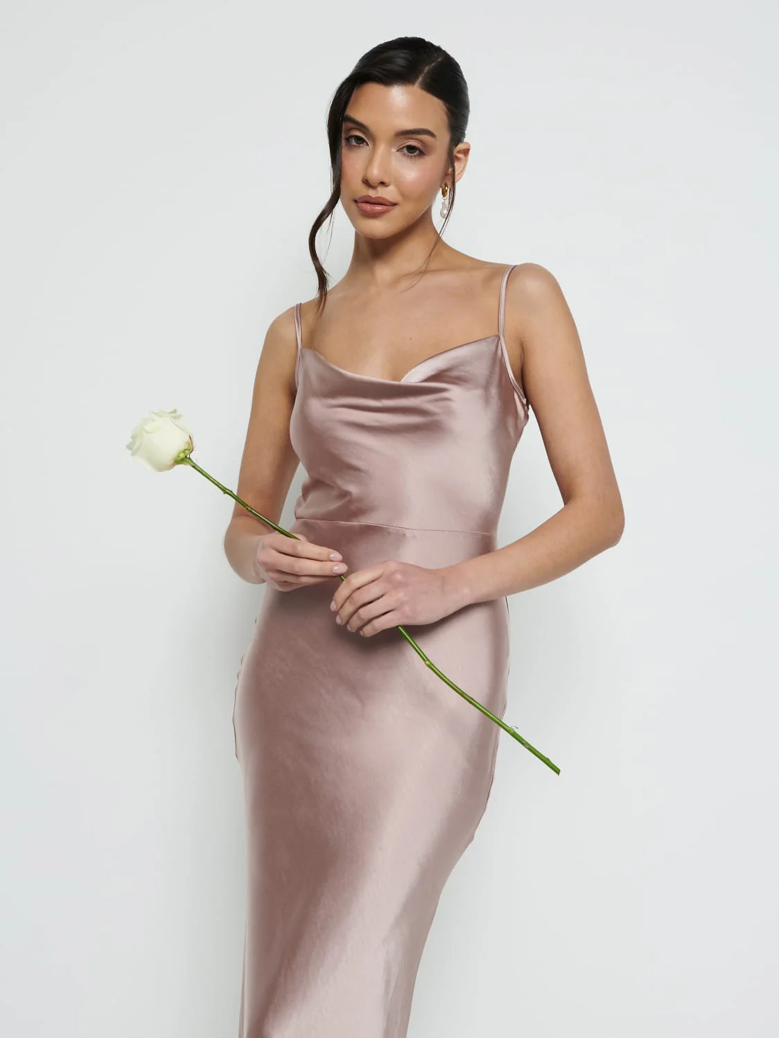 Keisha Maxi Bridesmaid Dress - Amethyst - Image 2