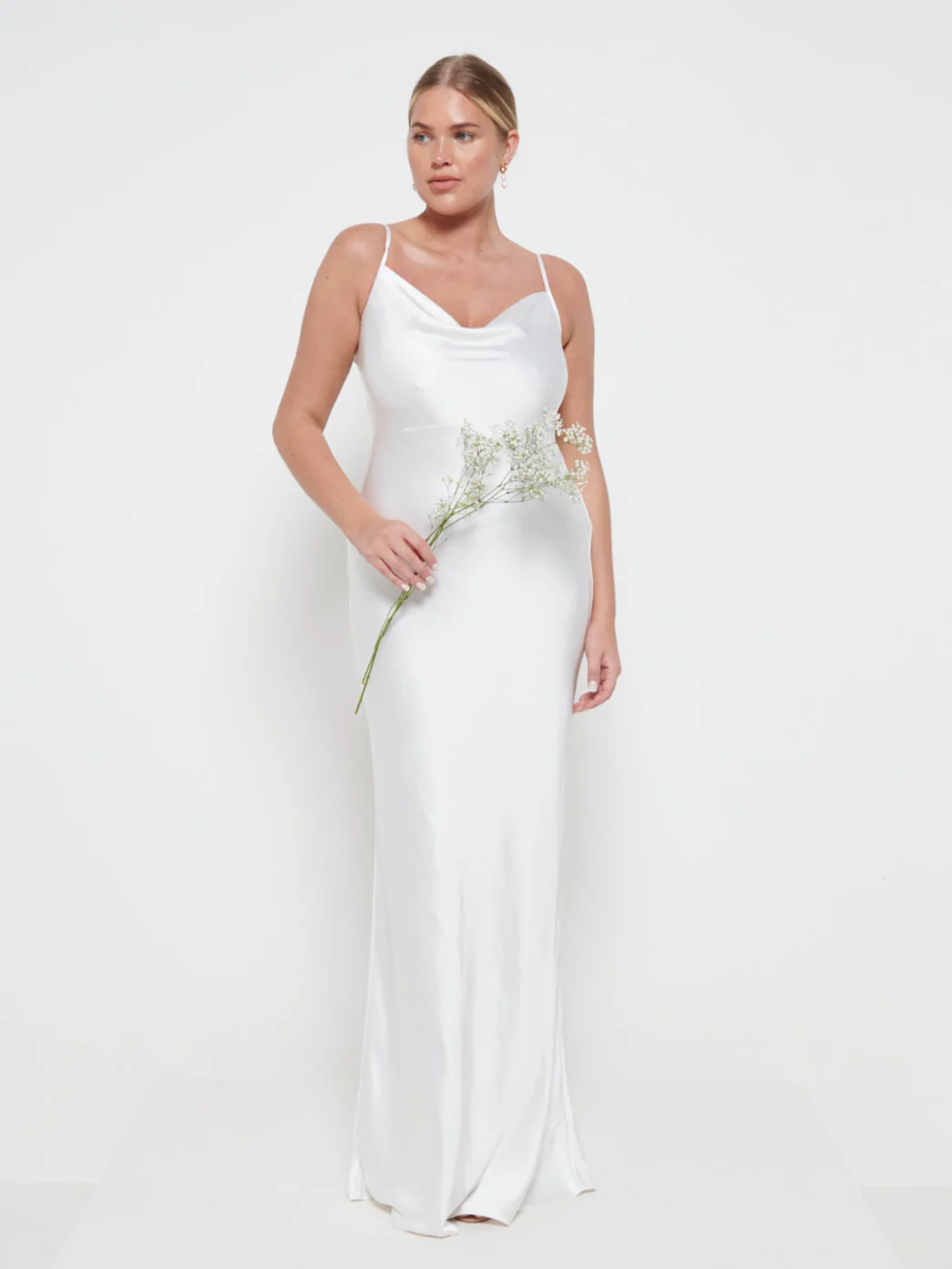 Keisha Maxi Bridesmaid Dress - Matte Ivory - Image 4