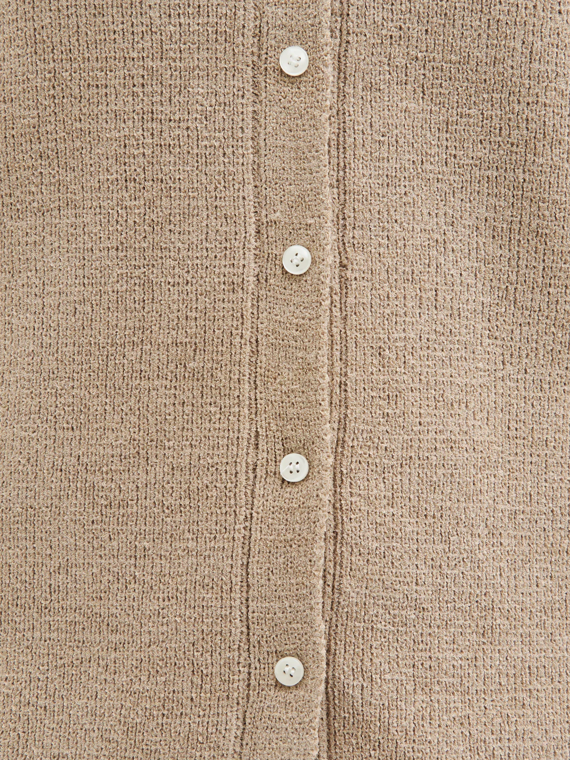 Kourtney Knit Waistcoat - Taupe - Image 4