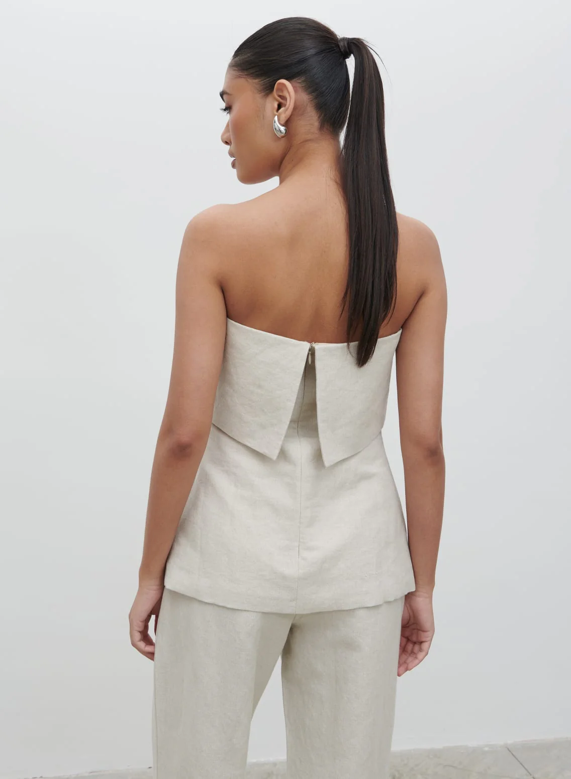Layton Bandeau Waistcoat - Natural - Image 2