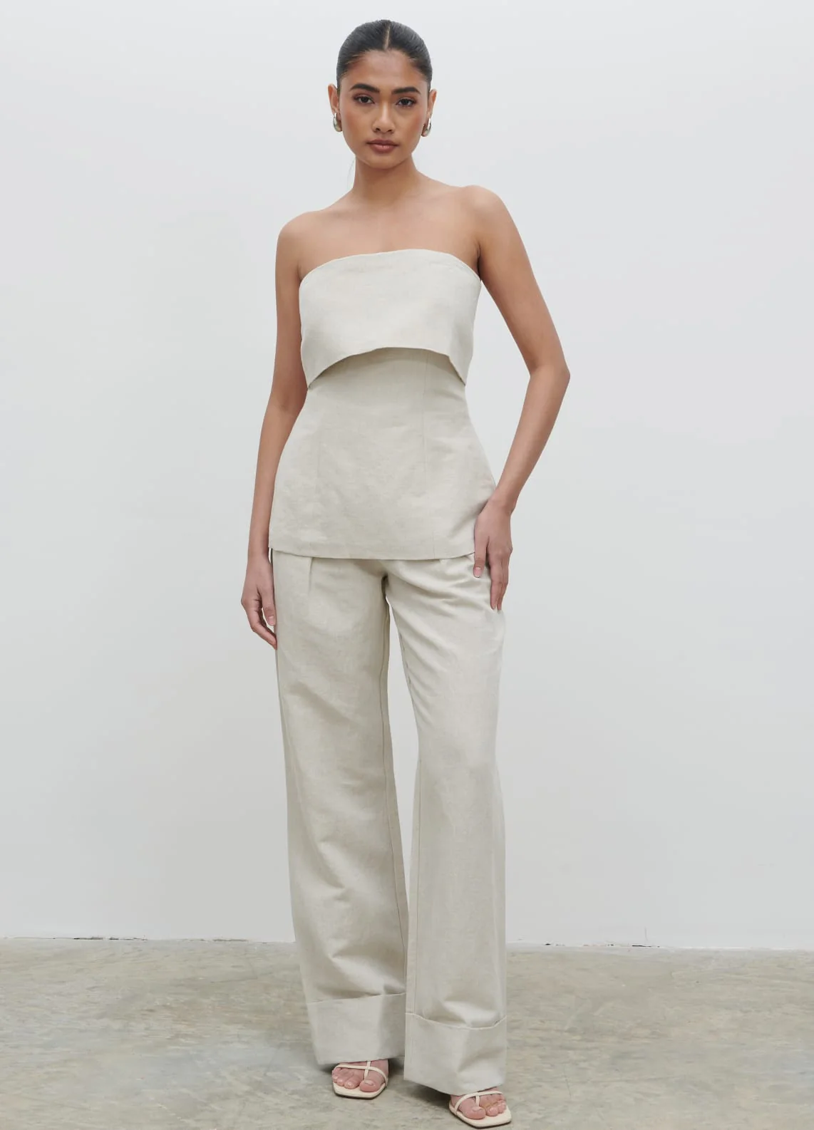 Layton Bandeau Waistcoat - Natural - Image 3