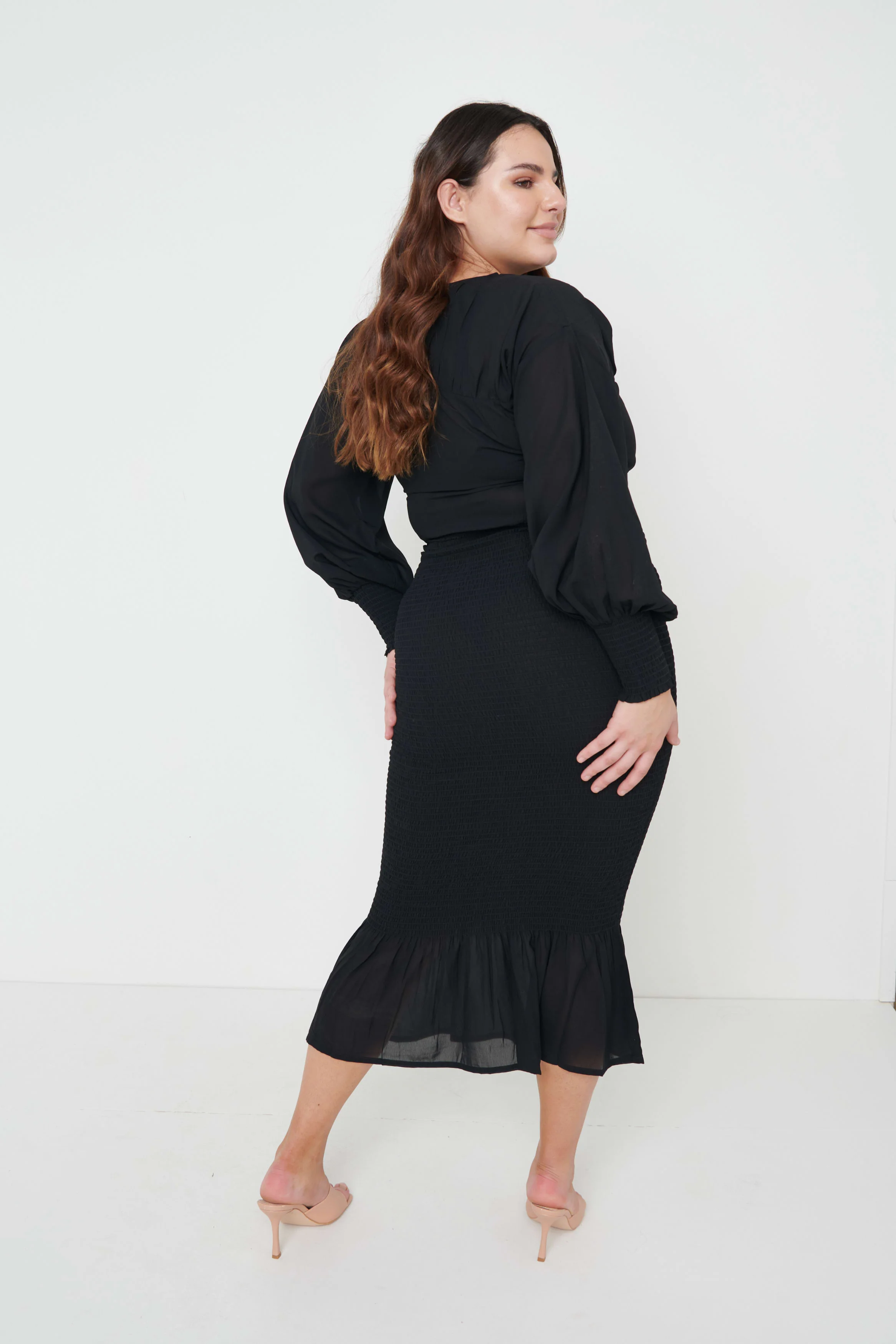 Lucille Midaxi Dress- Black - Image 5