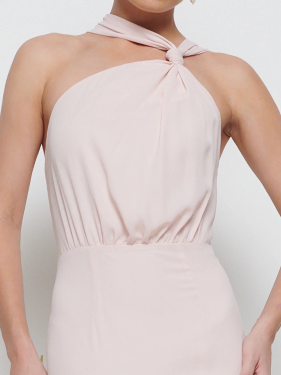 Milly Chiffon Bridesmaid Dress - Blush - Image 5