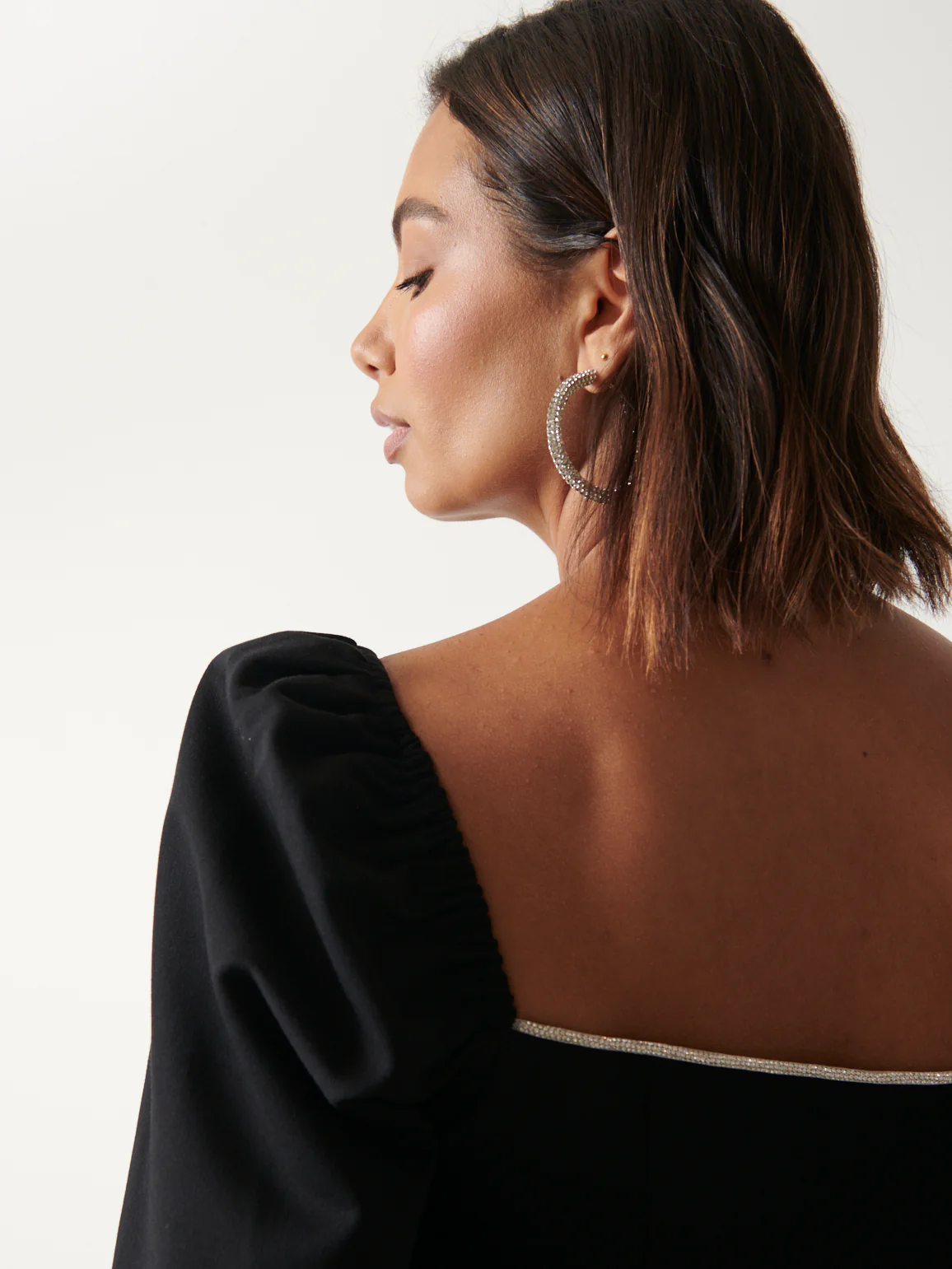 Niamh Embellished Top - Black - Image 5