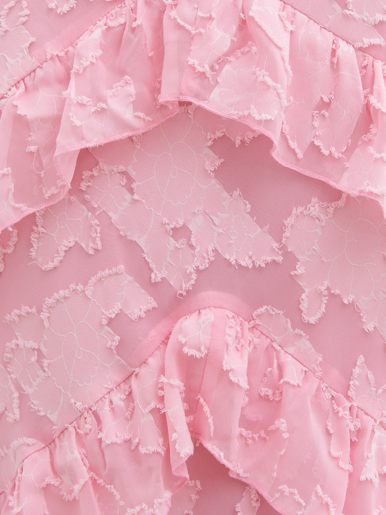Novie Ruffle Maxi Dress - Posie Pink - Image 5