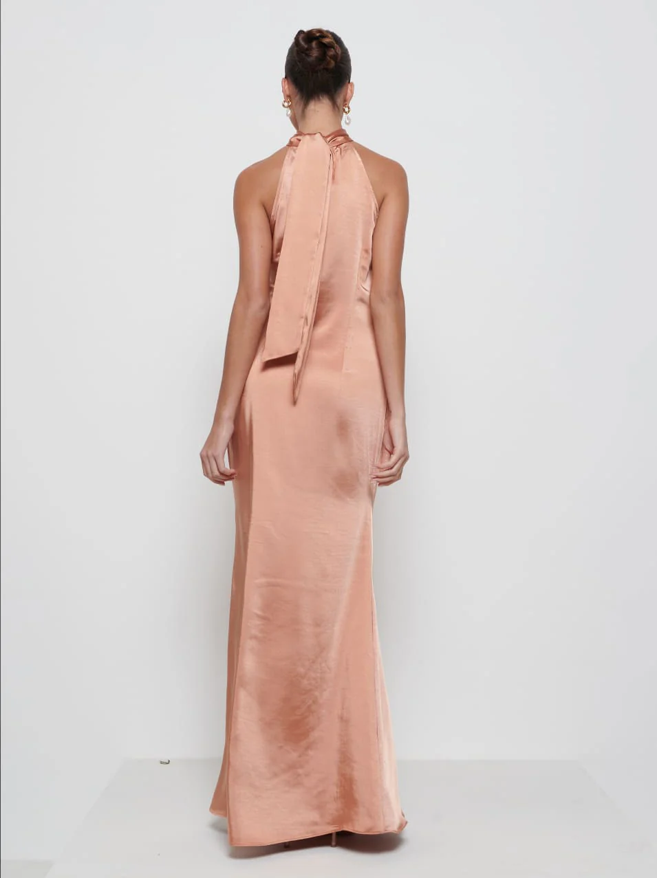 Odelle Maxi Bridesmaid Dress - Cinnamon - Image 3