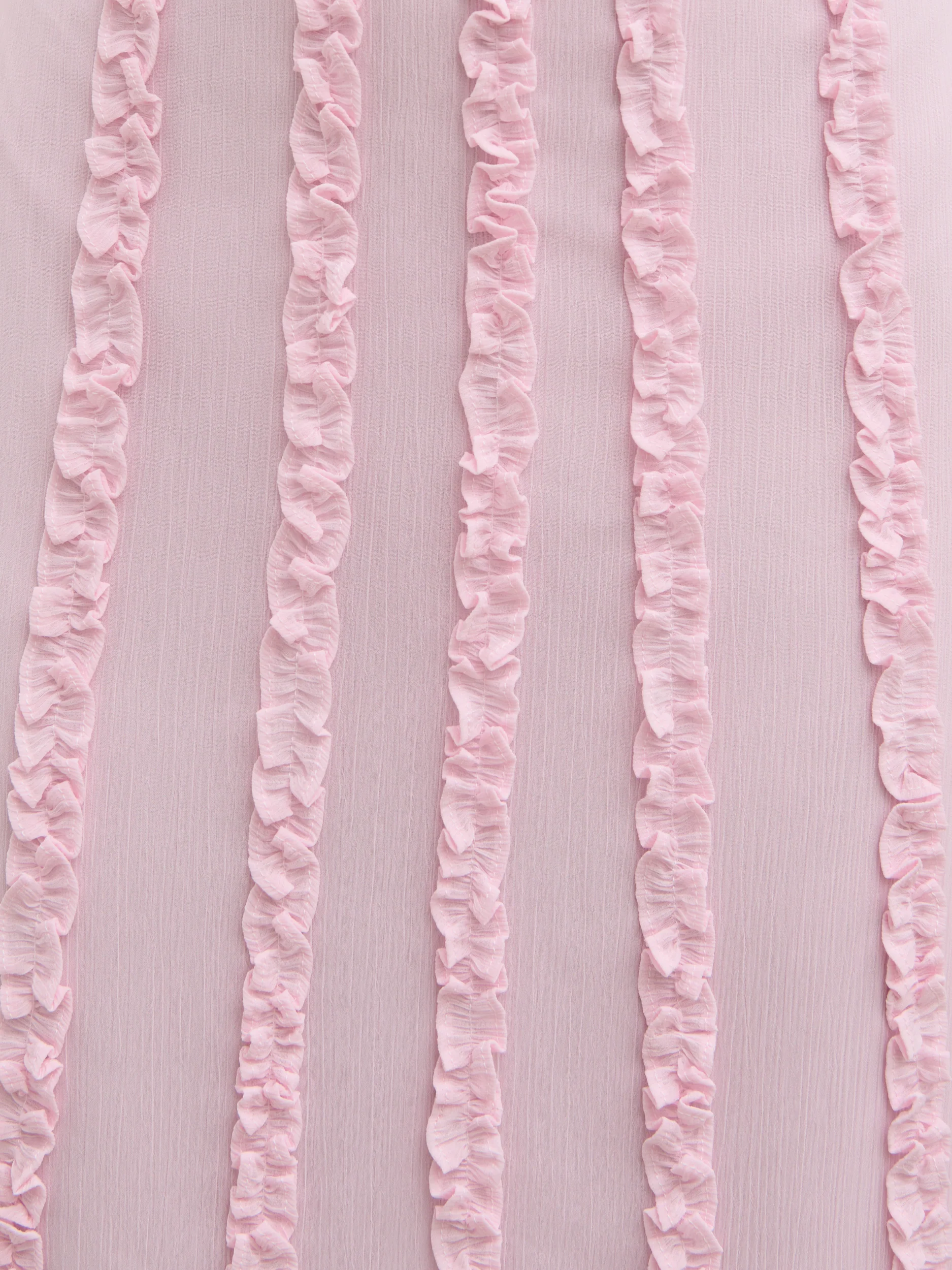 Ola Sweetheart Frill Maxi Dress - Peony Pink - Image 4