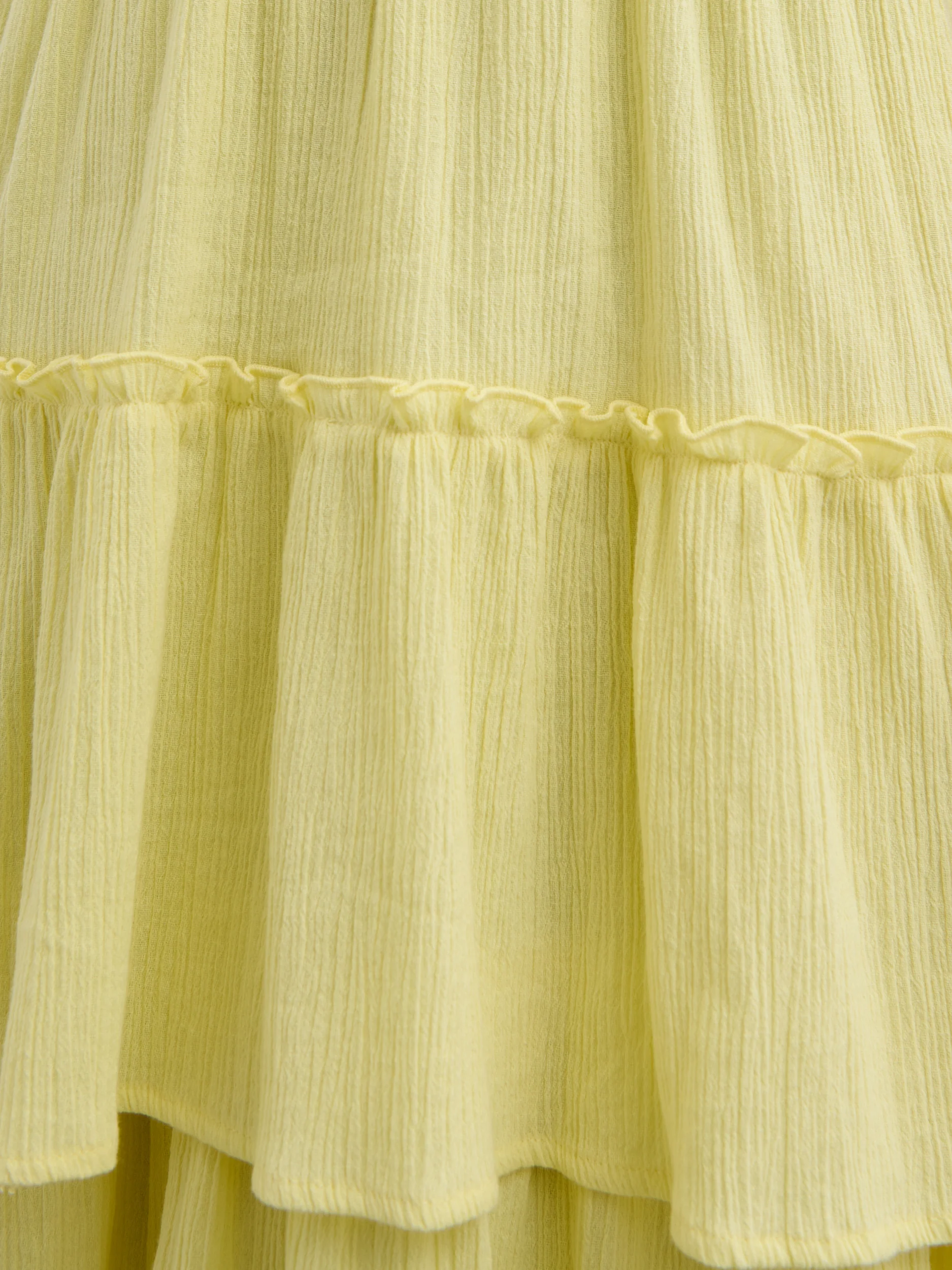 Opal Ruffle Maxi Dress - Lemon - Image 6