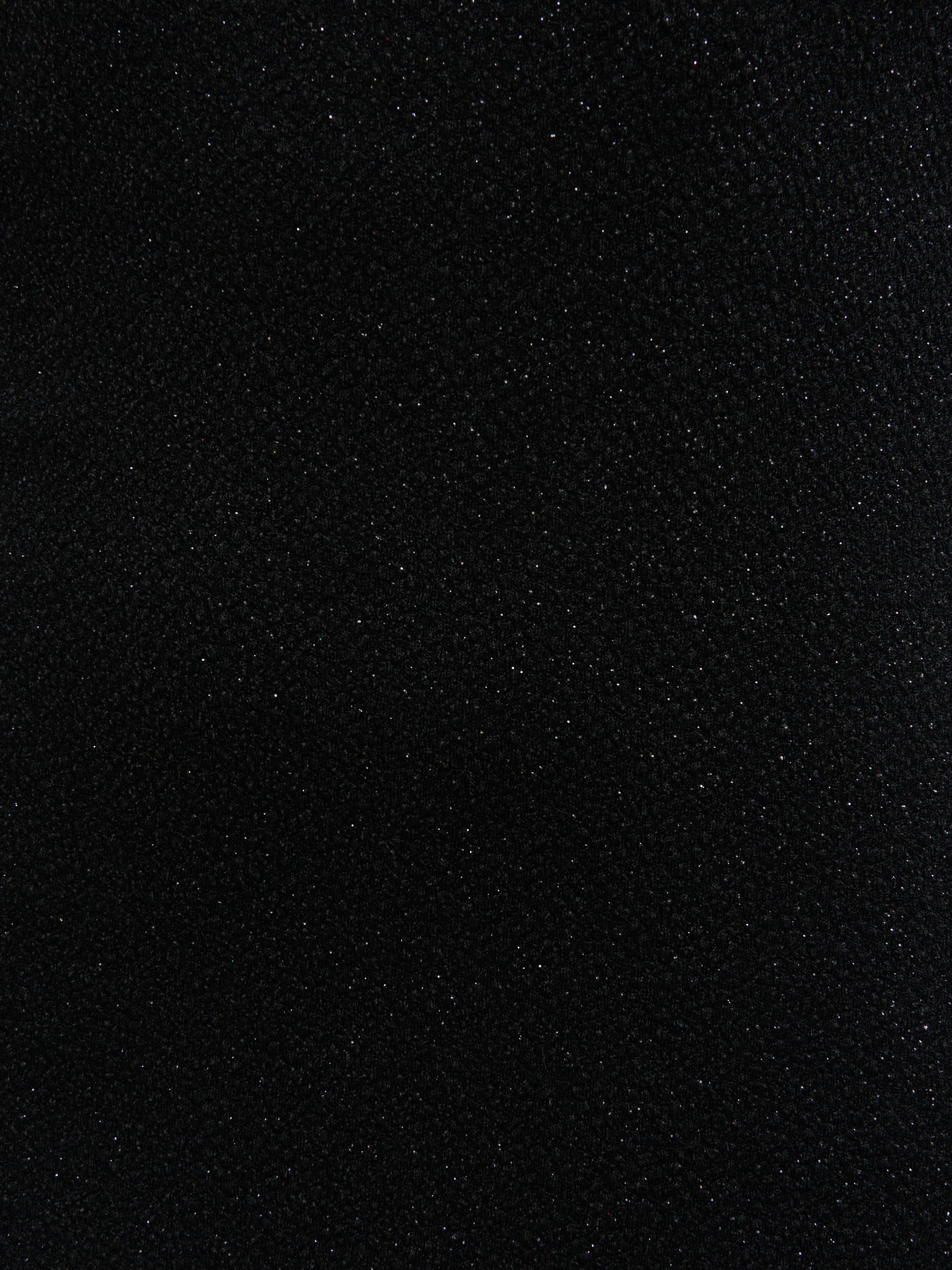 Perrie Bardot Lurex Jersey Dress - Black - Image 8