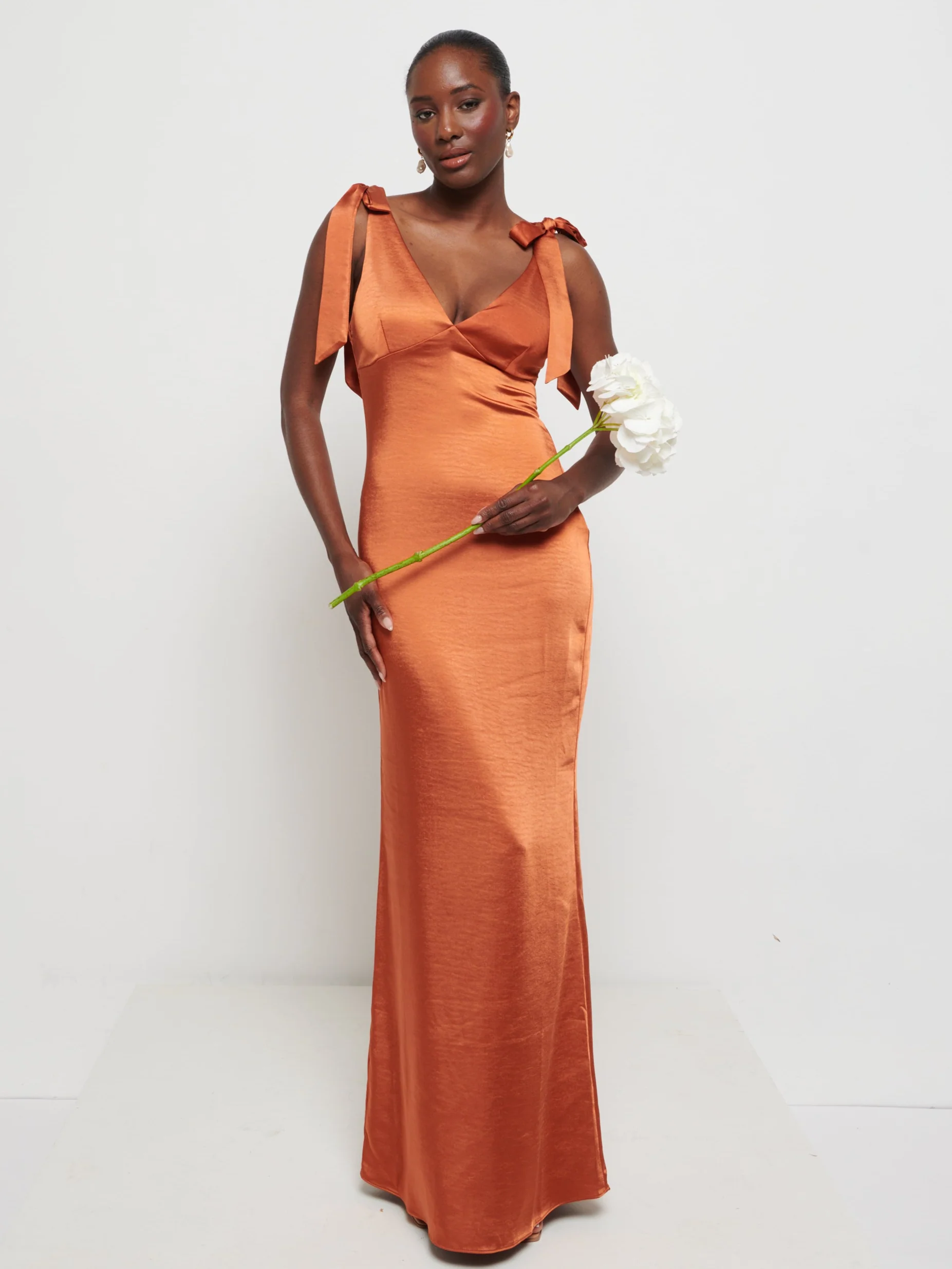 Recycled Copper Satin Swatch - Image 2