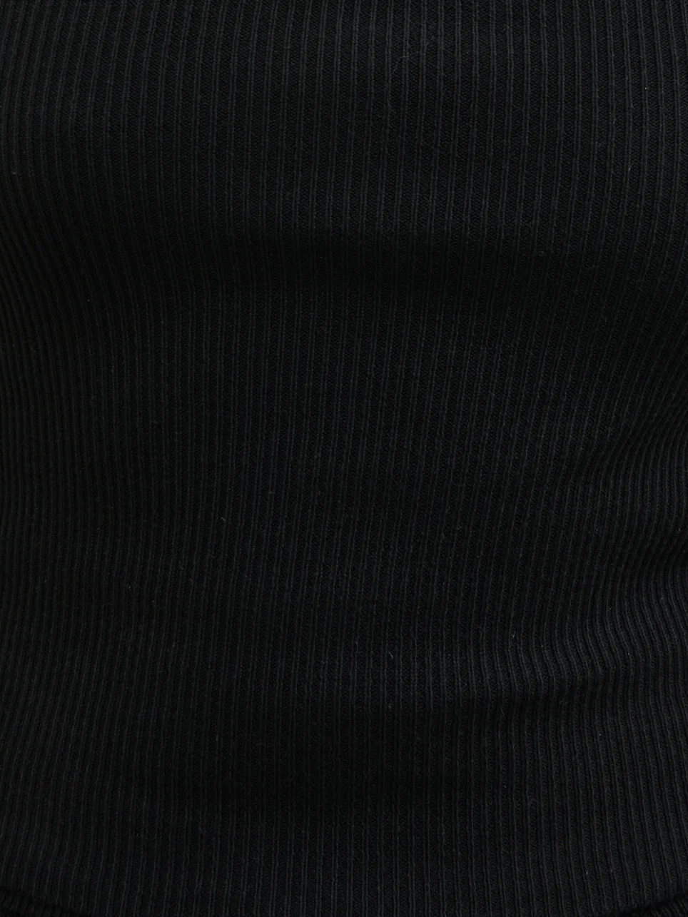 Reese Bandeau Knit Top - Black - Image 4