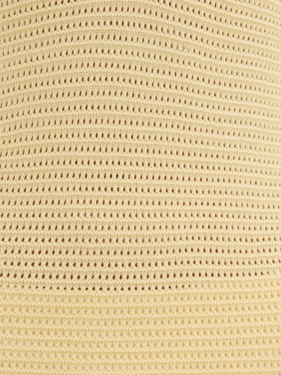 Riviera Hardware Knit Midaxi Dress - Lemon - Image 4