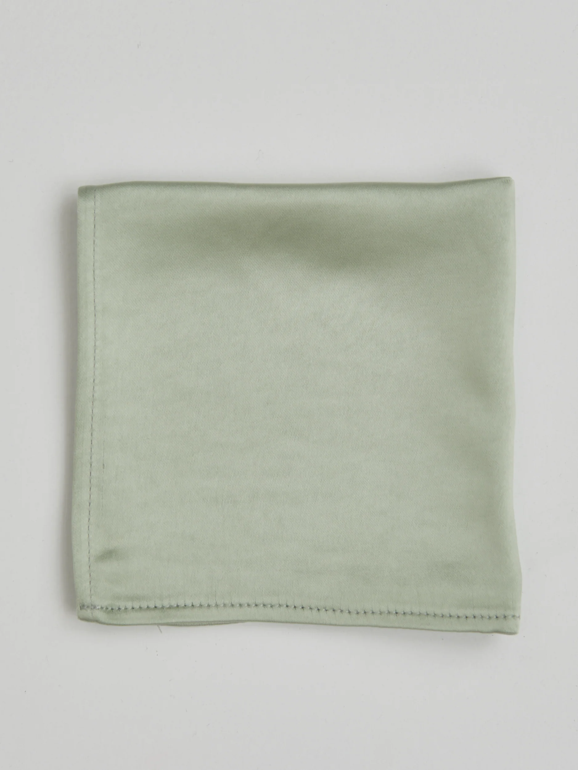 Satin Pocket Square - Sage - Image 2